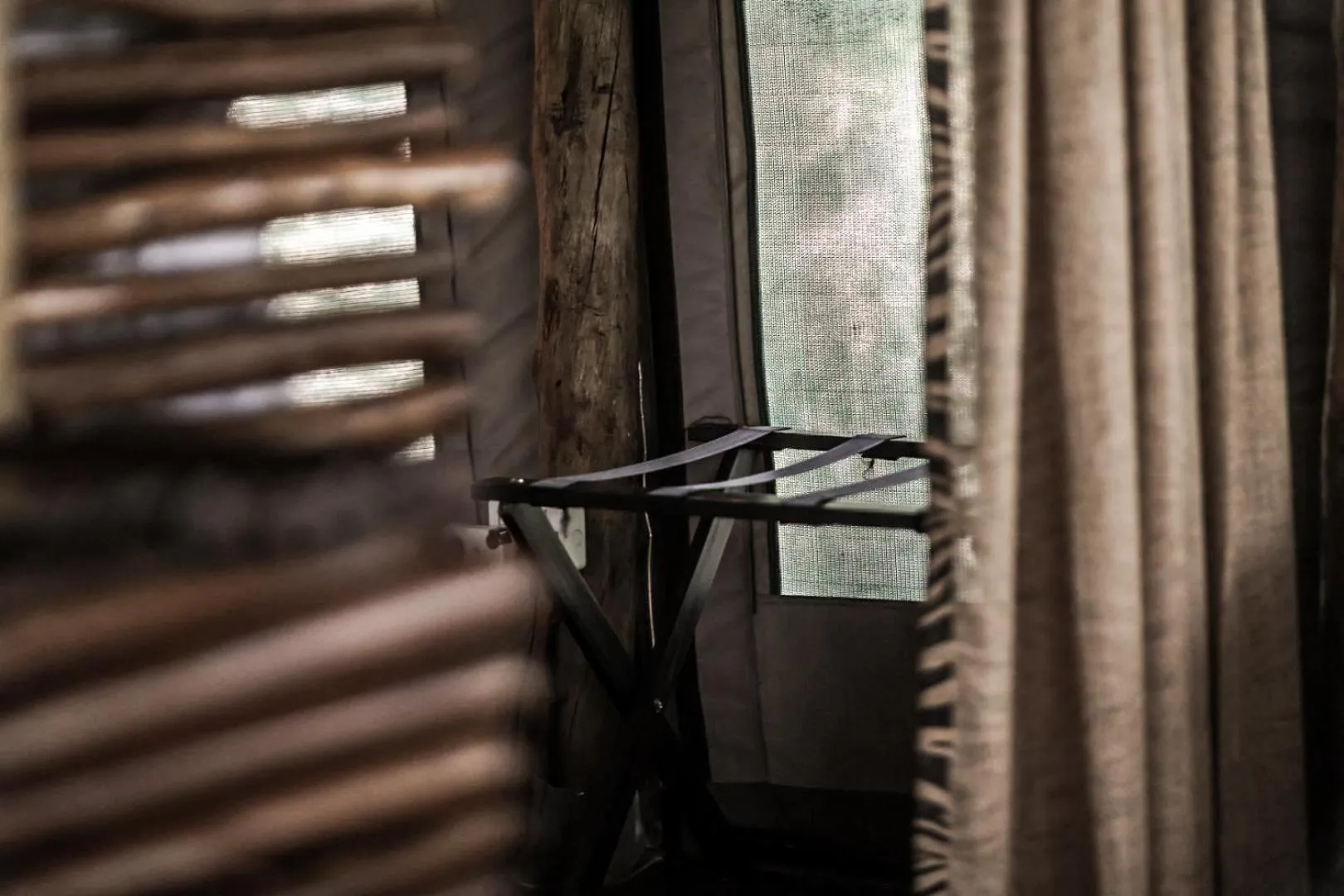 Bedroom in Muweti Bush Lodge