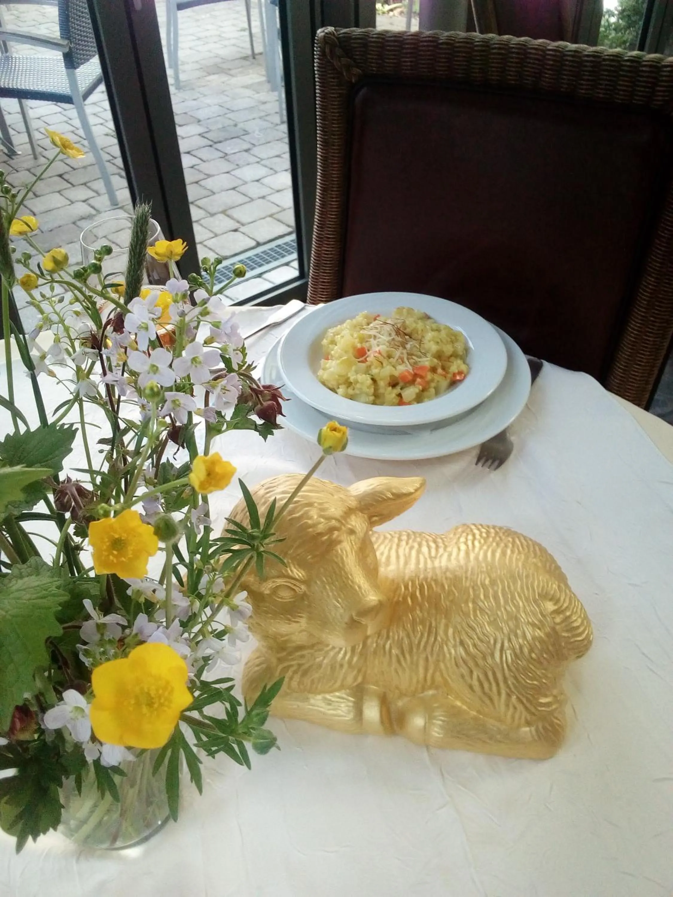 Food close-up in Hotel-Restaurant Goldenes Lamm