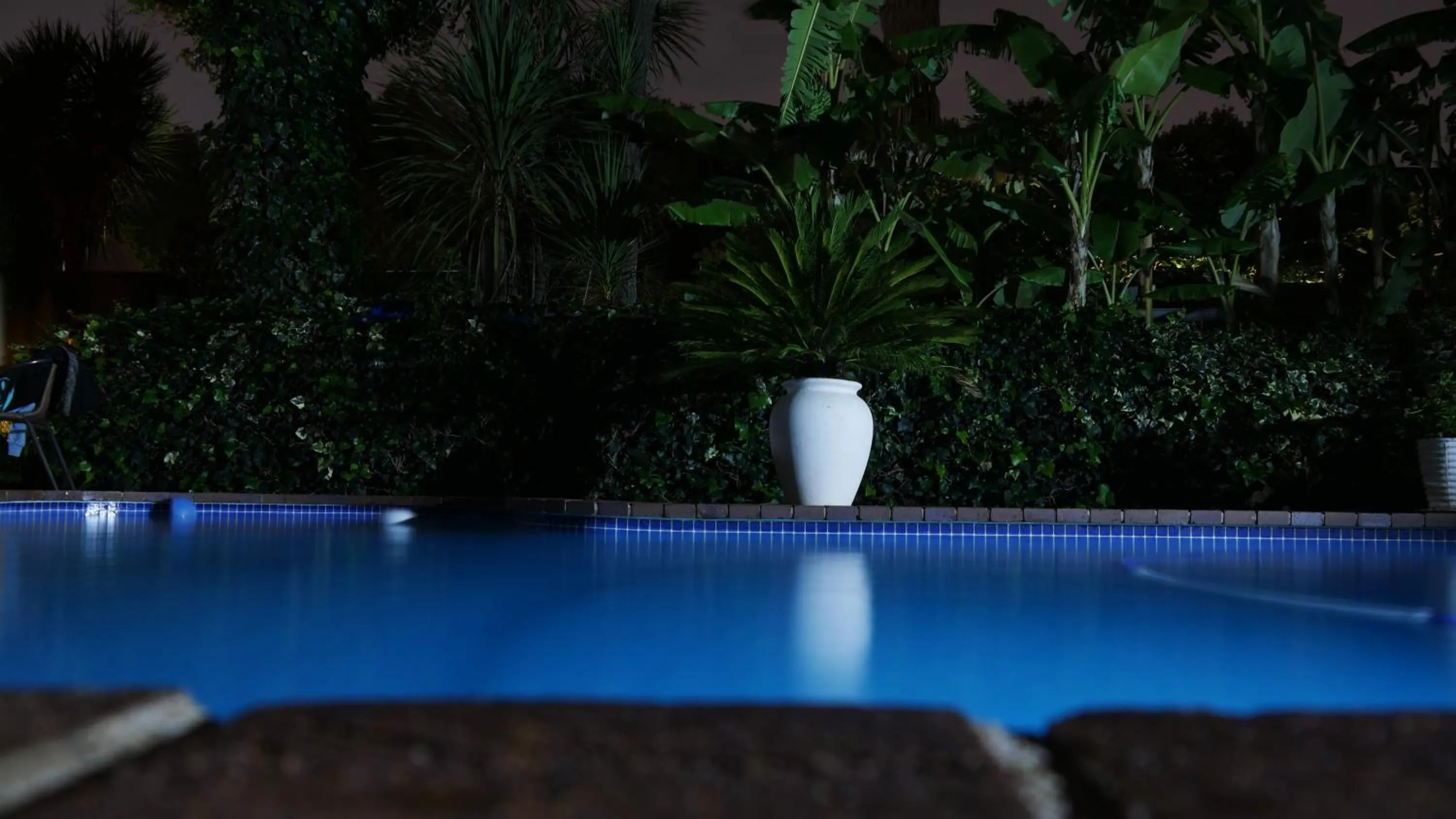 Pool view in Margaret's Place