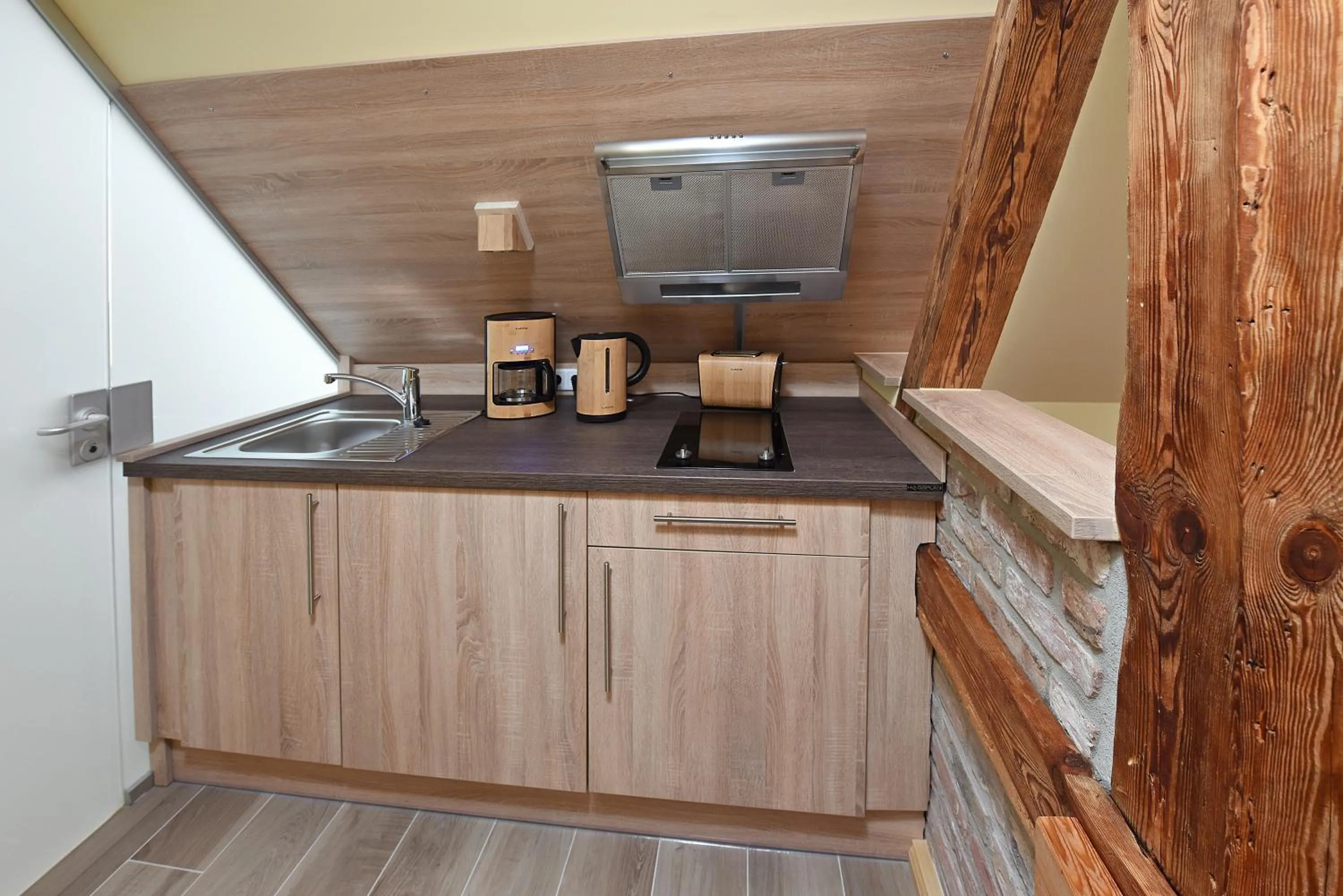 Kitchen or kitchenette in Port Inn Hotel