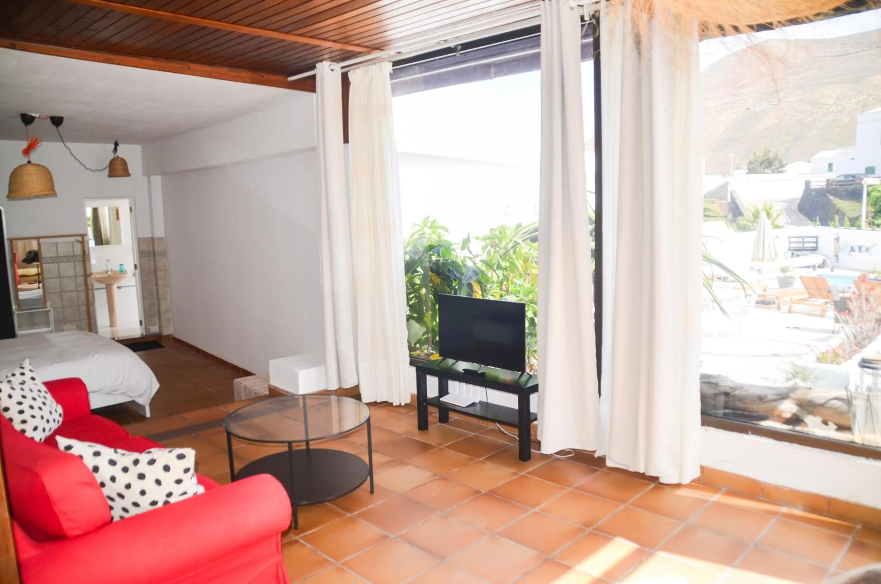 Garden view in HOTELITO RURAL GA7COLORES only adult