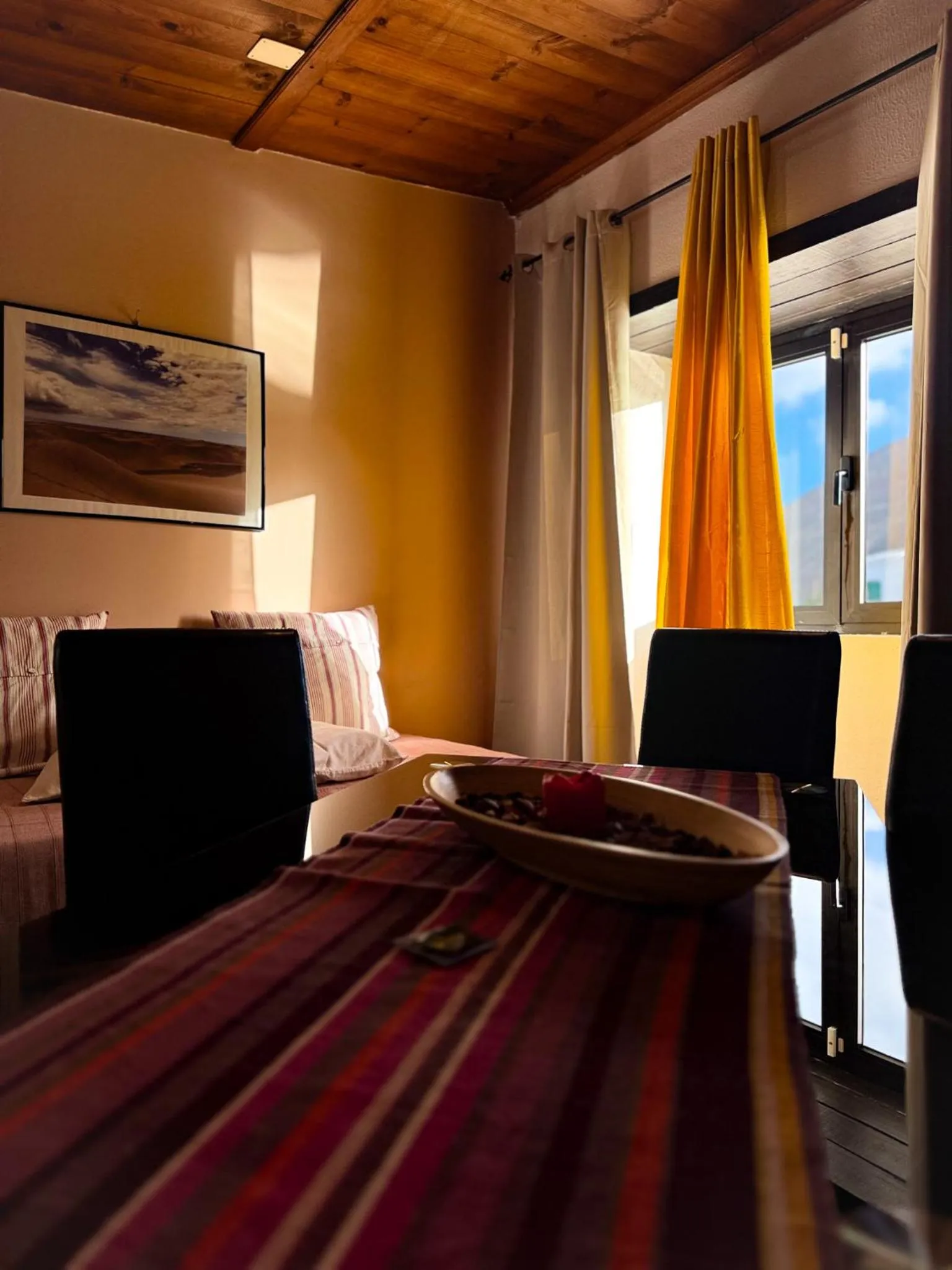 Bed in HOTELITO RURAL GA7COLORES only adult