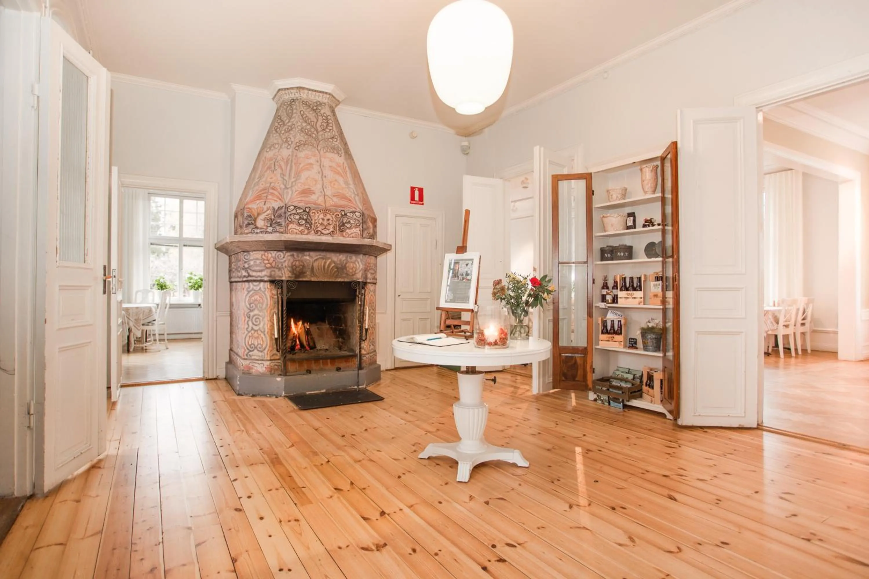 Lobby or reception in Wij Trädgårdskök på Wij Trädgårdar