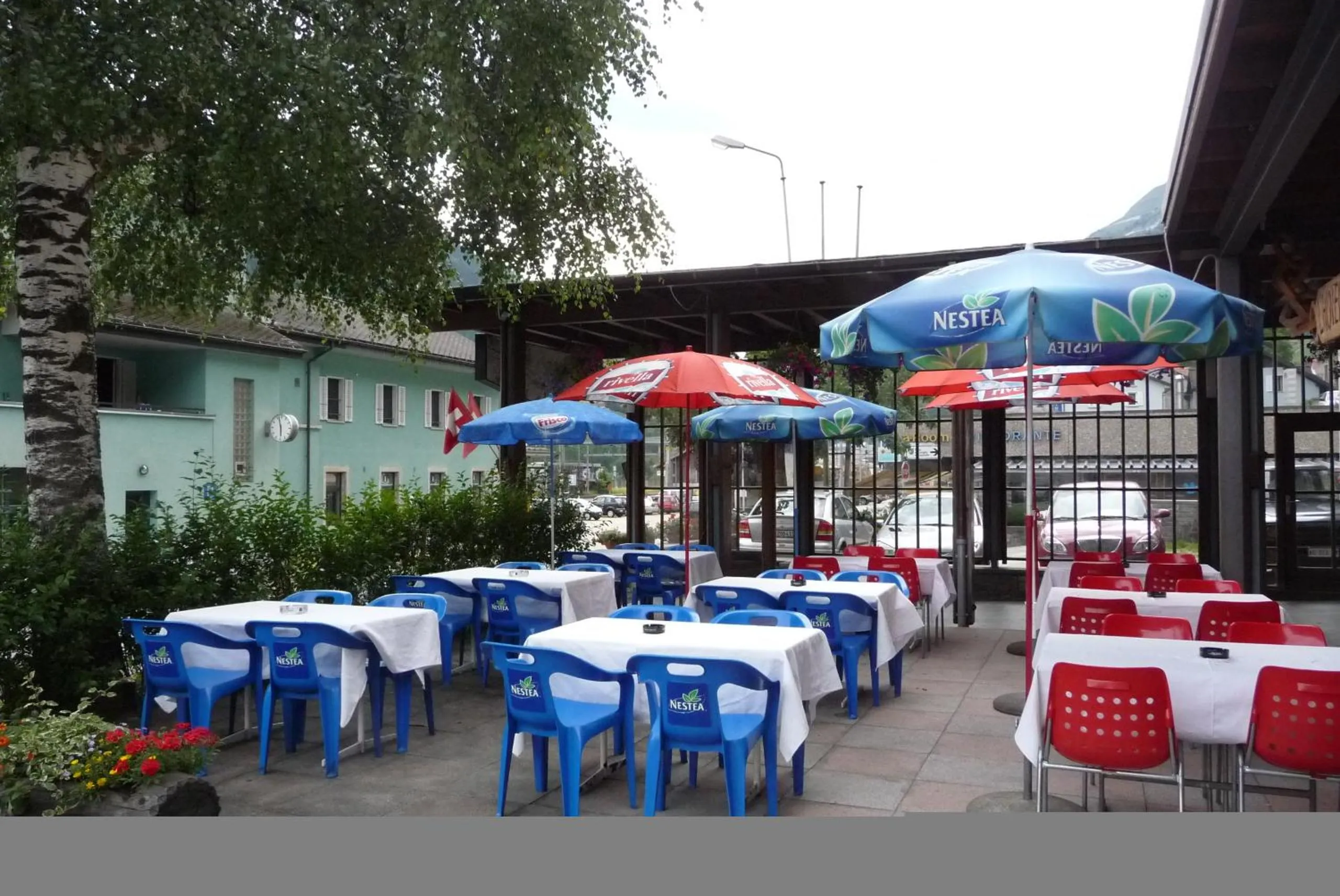 Balcony/Terrace in Hotel Des Alpes - Restaurant & Pizzeria