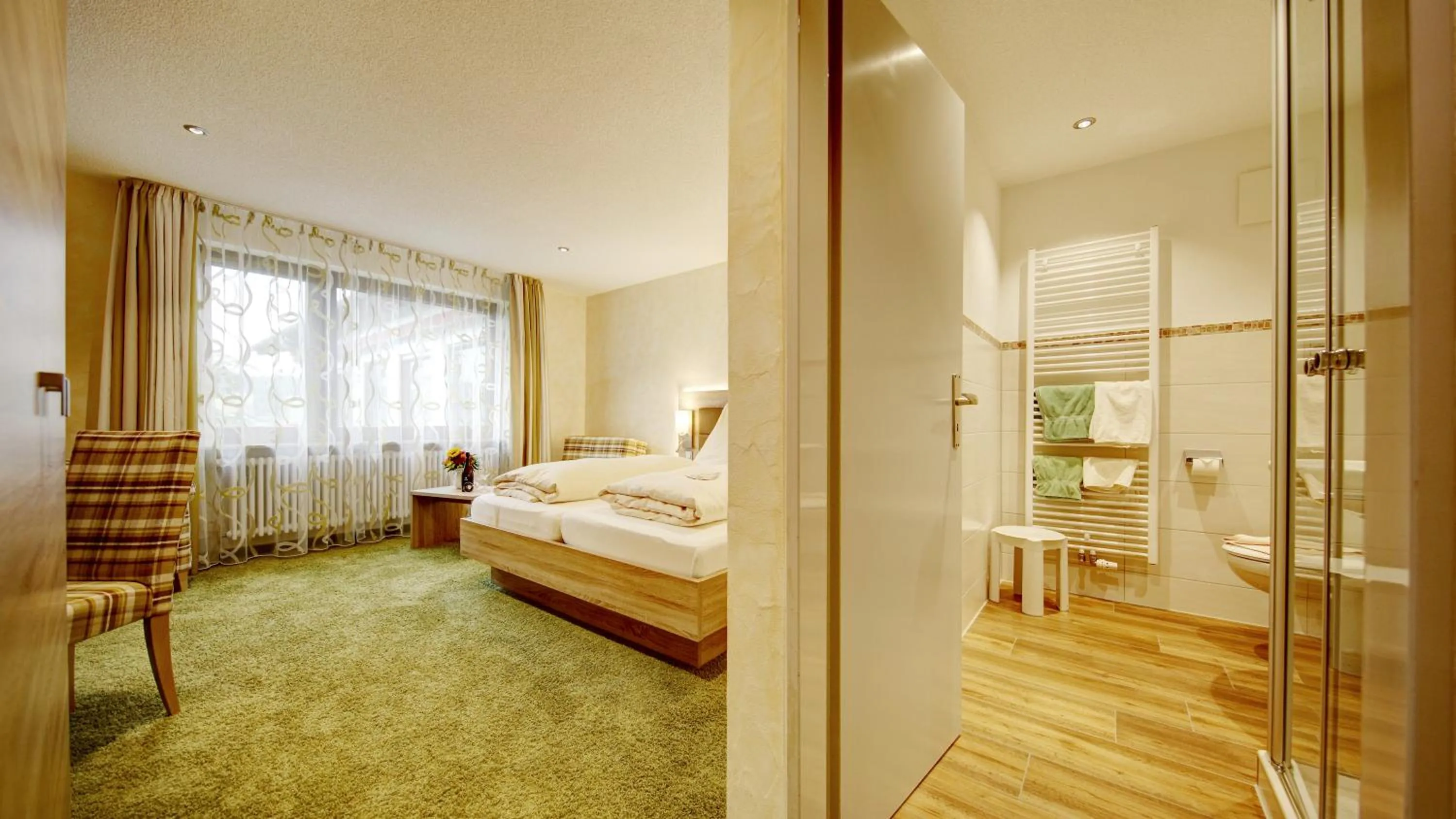 Bed in Wellness-Hotel Talblick