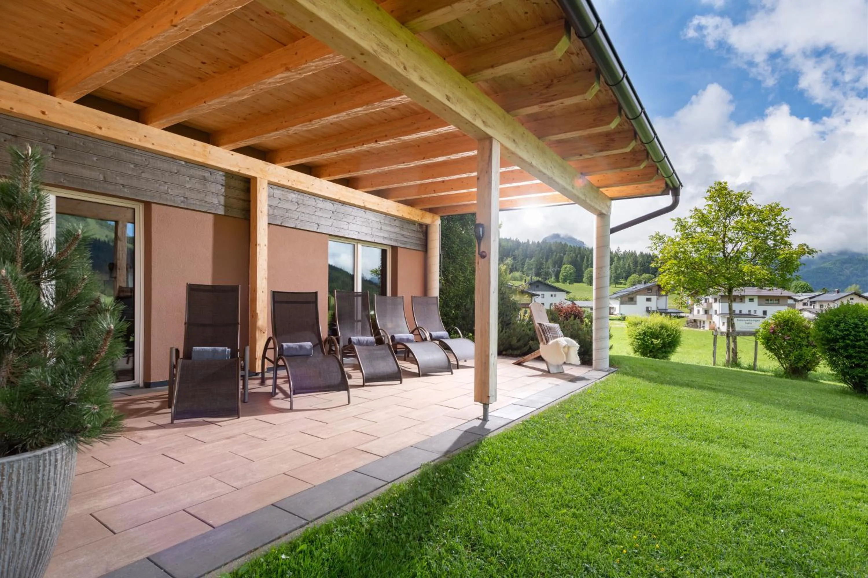 Seating area in Fairhotel Hochfilzen B&B