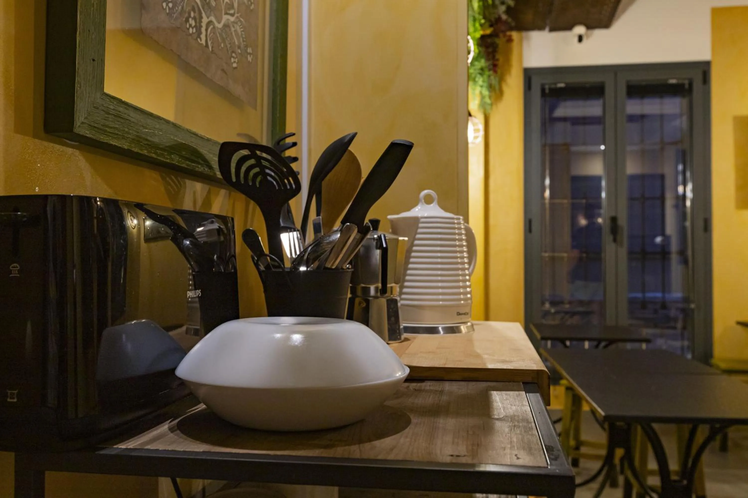 Dining area in Hostel Carlota Braun