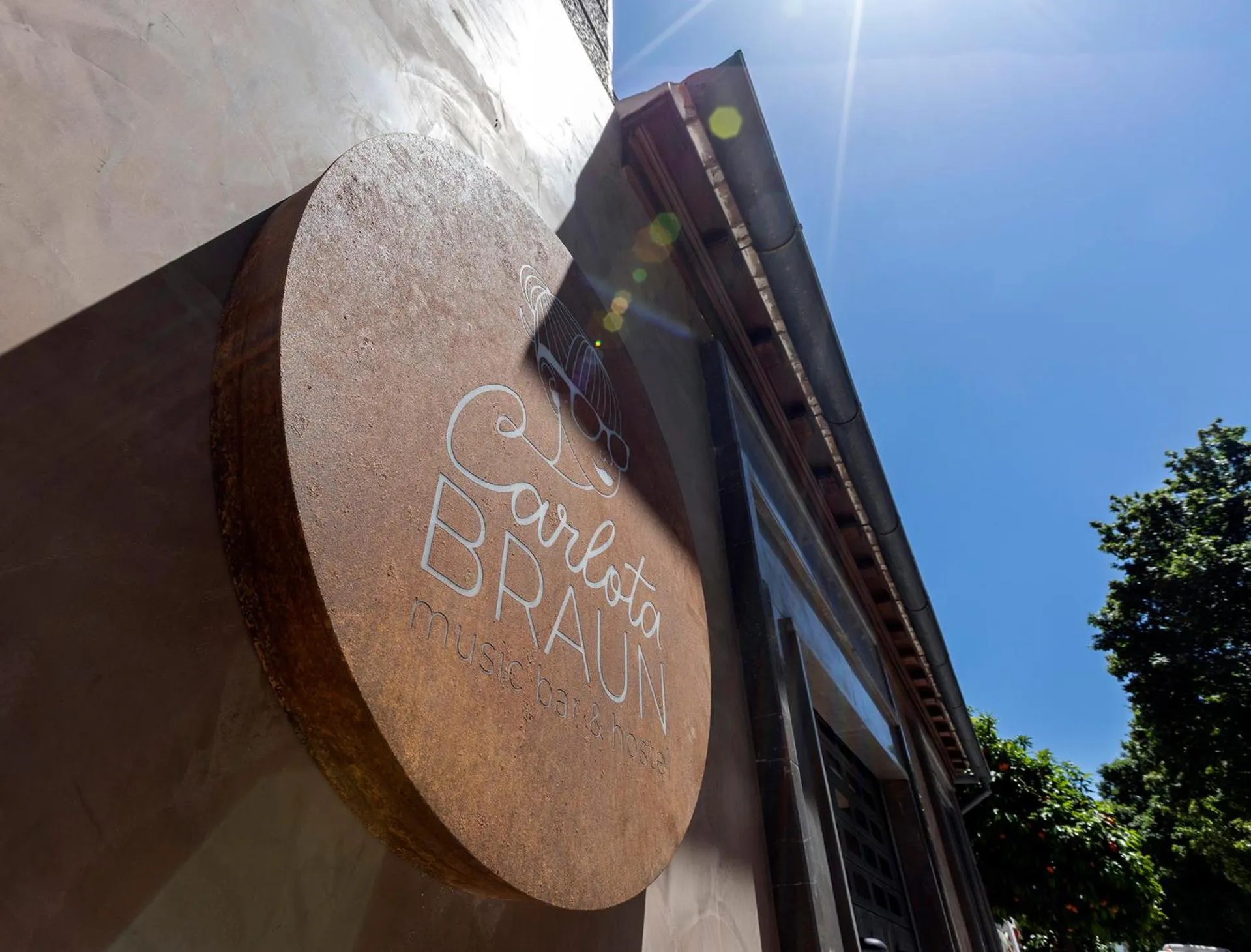 Logo/Certificate/Sign in Hostel Carlota Braun