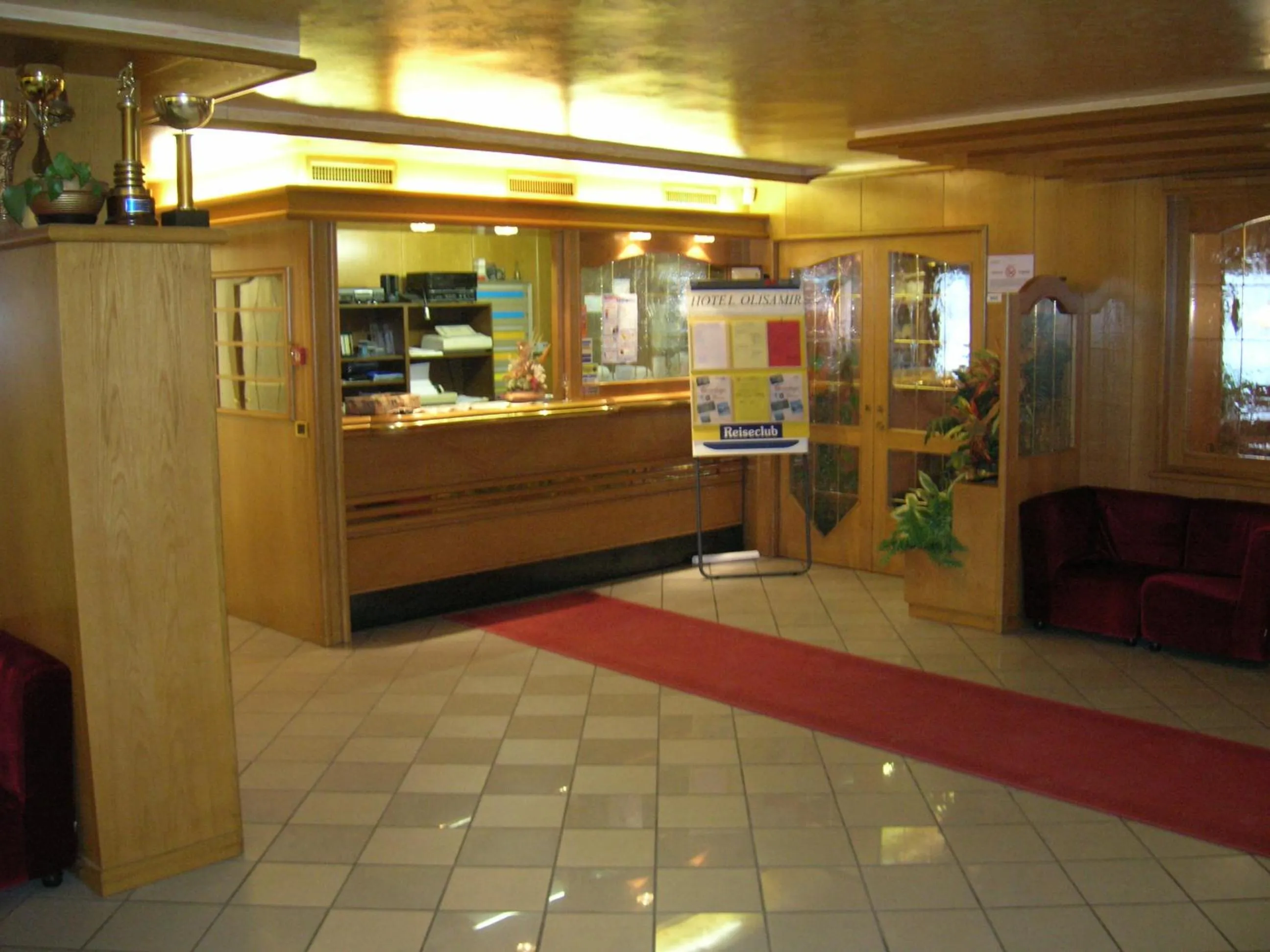 Lobby or reception in Hotel Olisamir