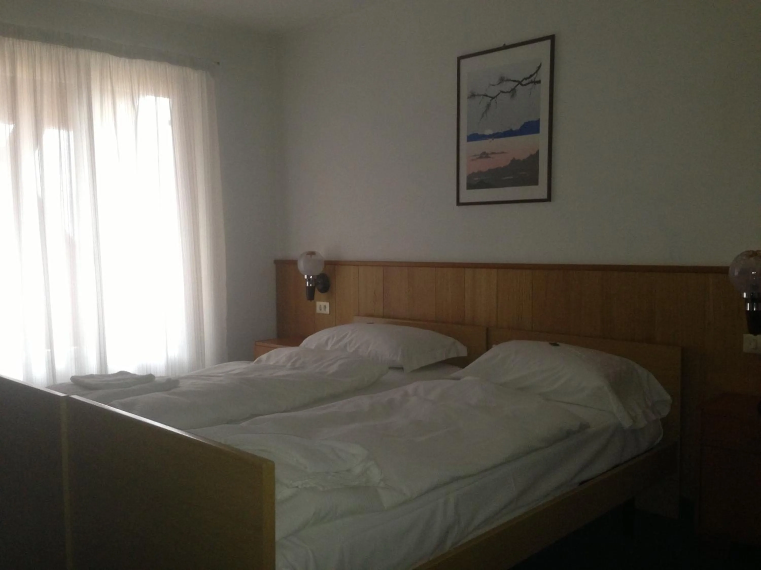 Bed in Hotel Olisamir