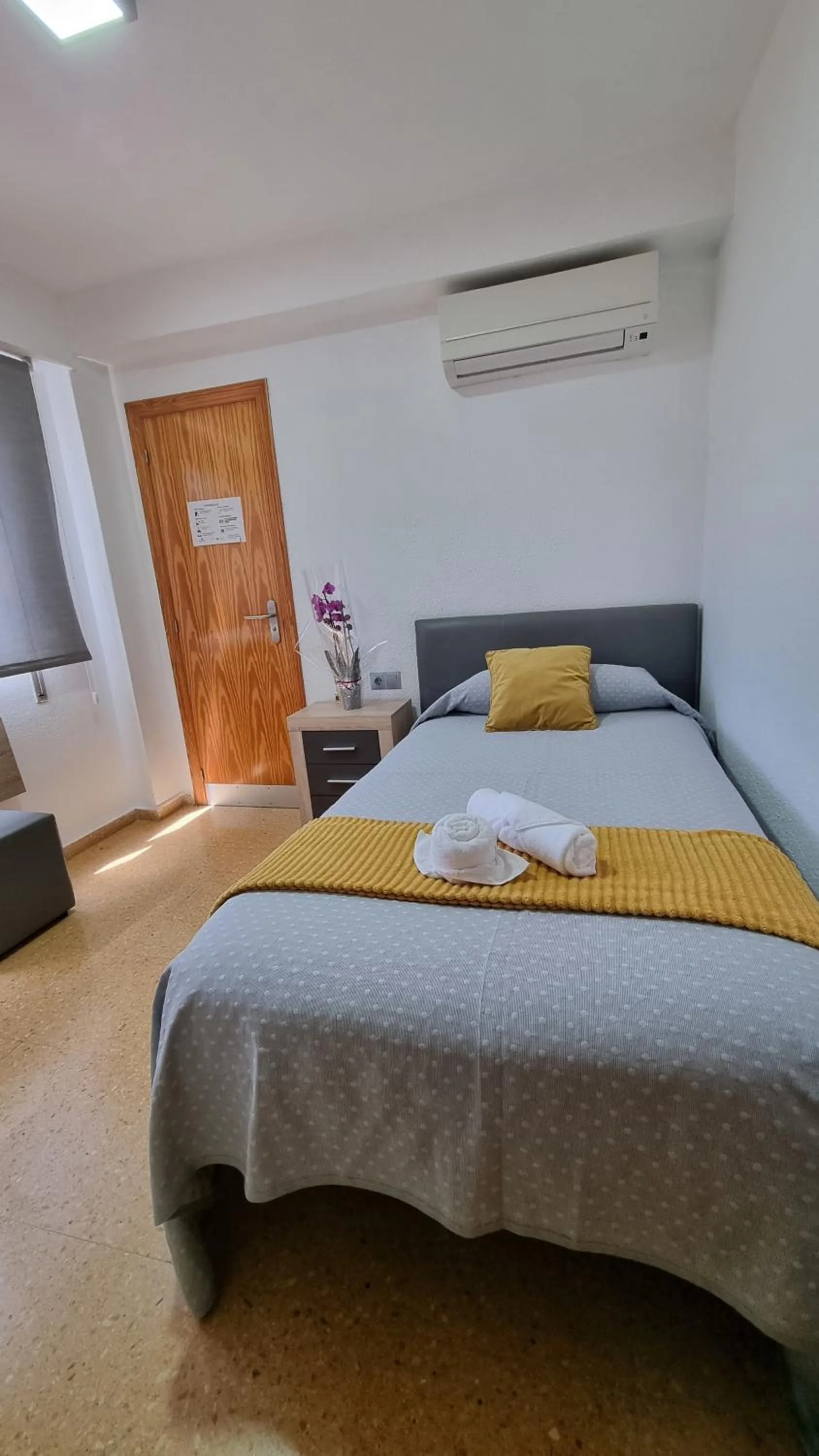 Bed in Pension Colón