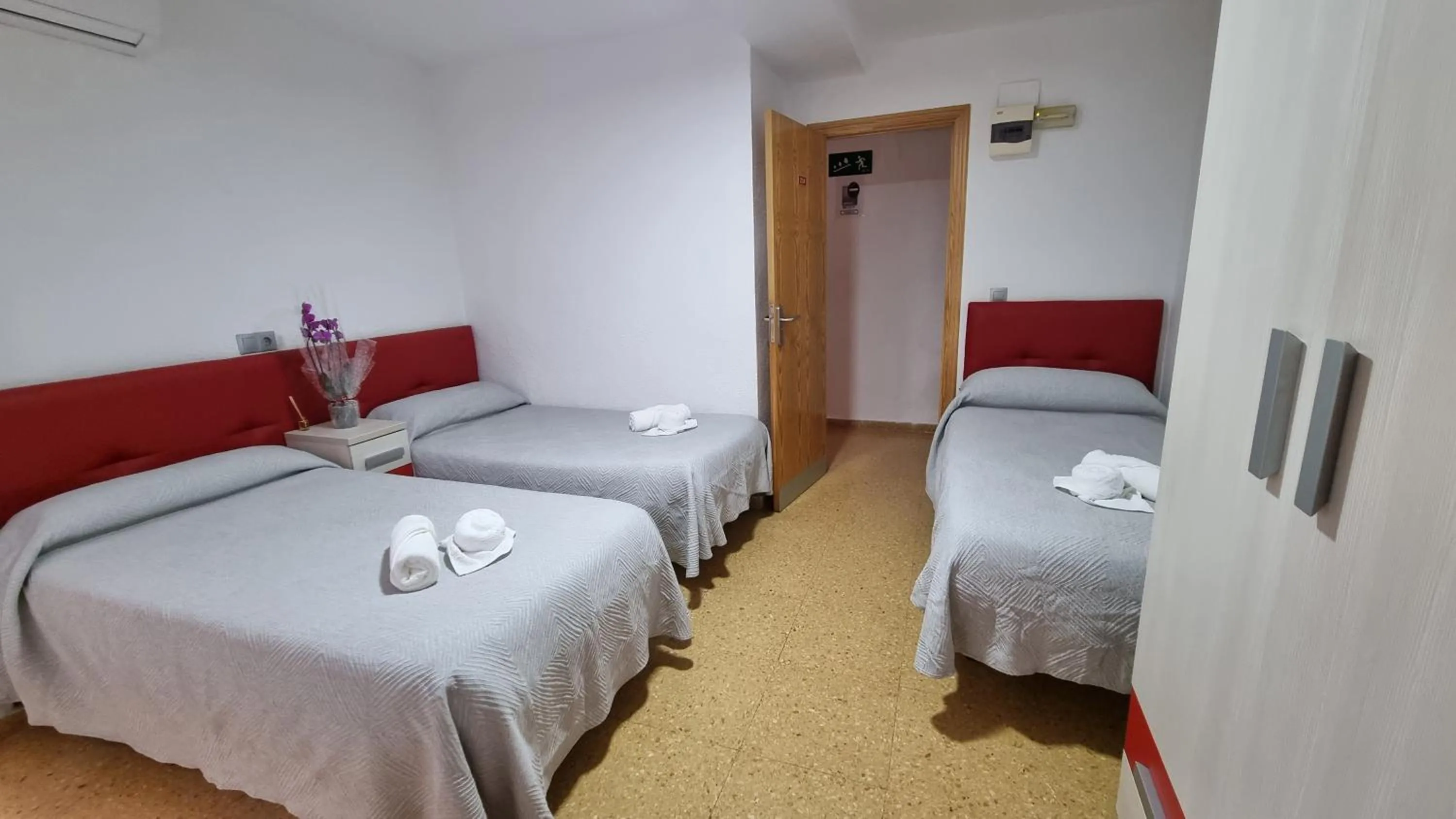 Bed in Pension Colón