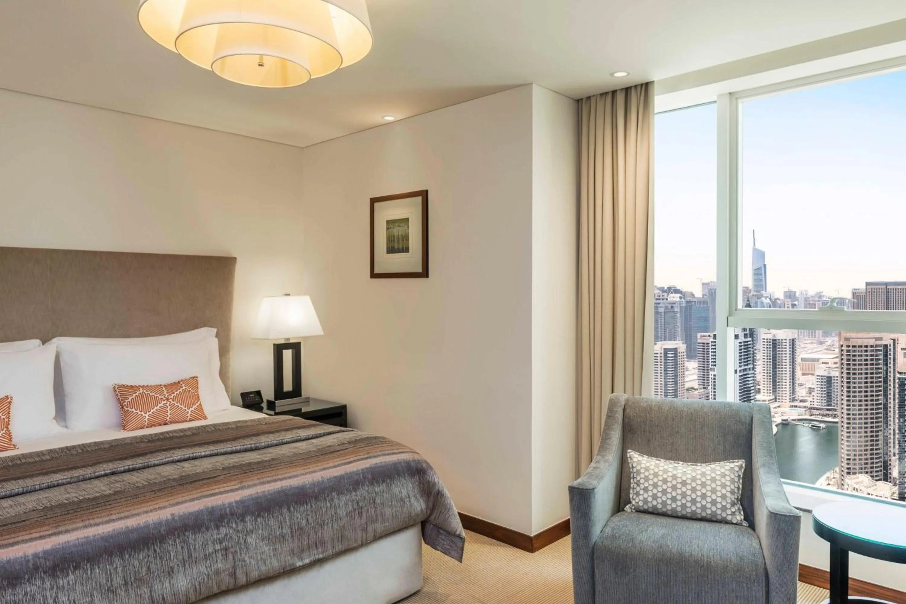 Bedroom, Bed in Grosvenor House, a Luxury Collection Hotel, Dubai