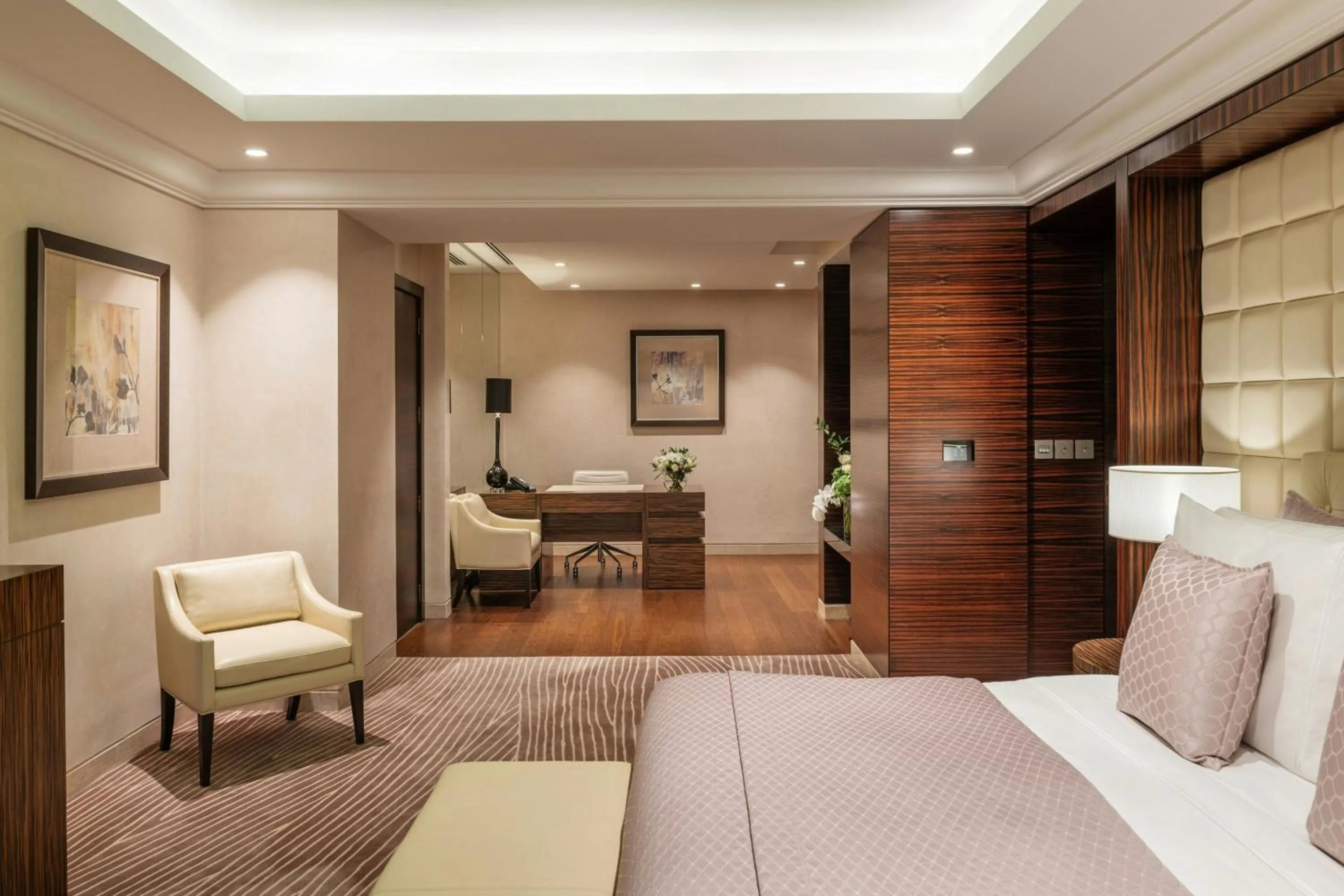Bedroom, Bed in Grosvenor House, a Luxury Collection Hotel, Dubai