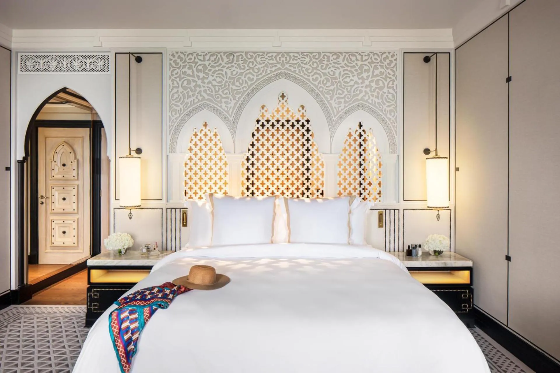 Bed in Jumeirah Mina Al Salam Dubai