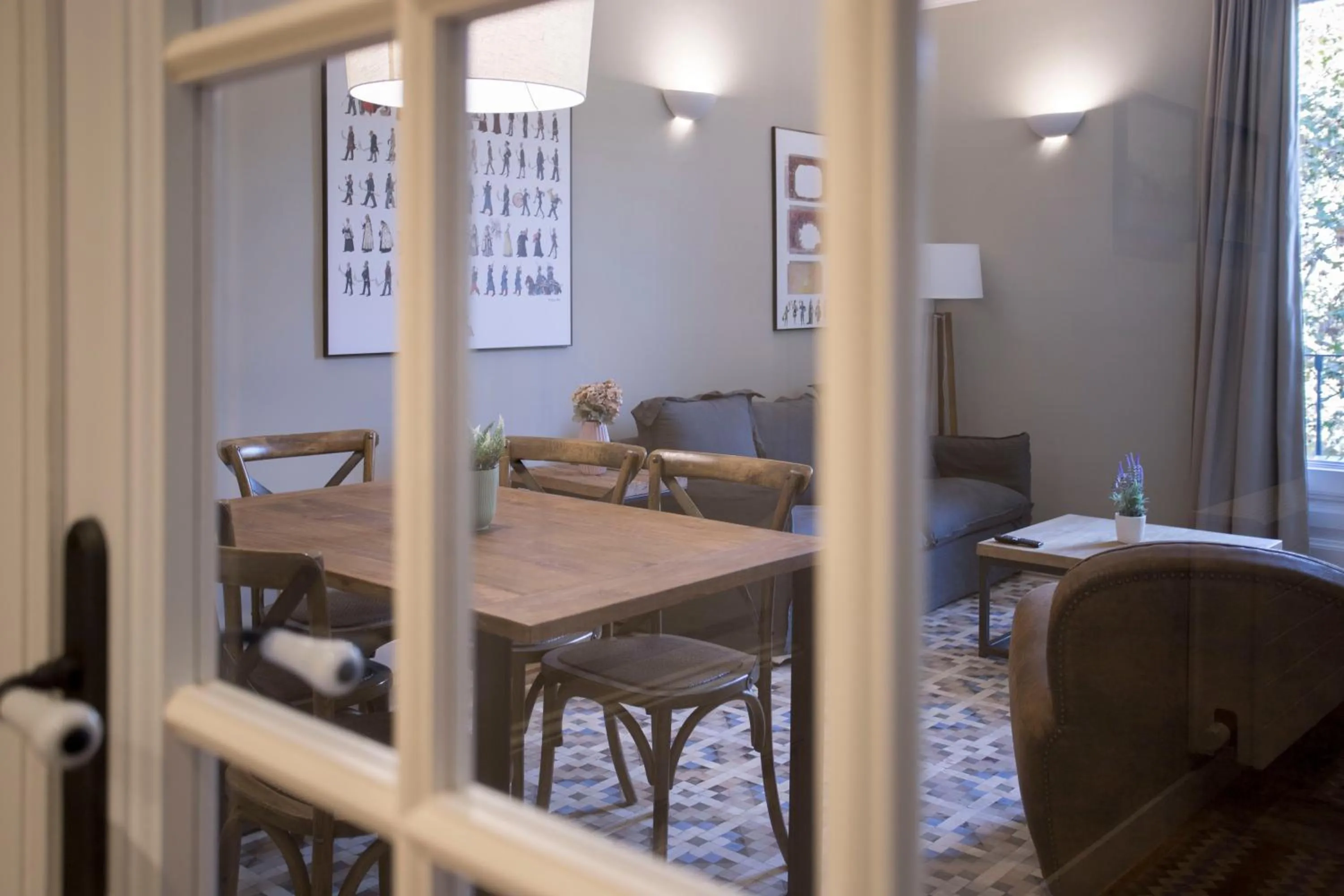 Living room in Bcn Paseo De Gracia Rocamora Apartment