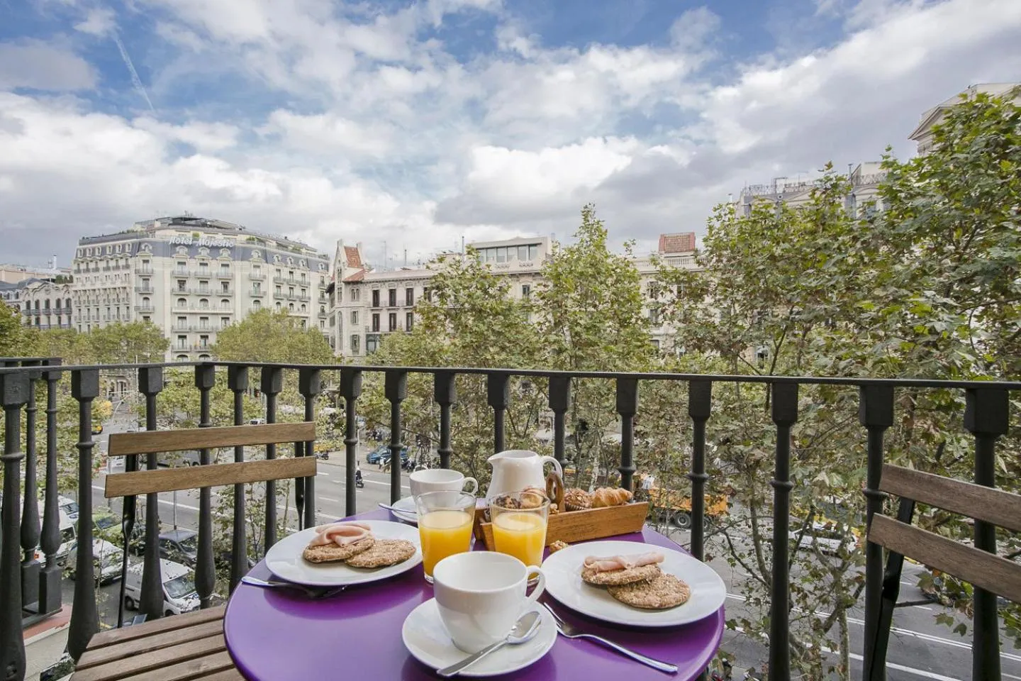 Balcony/Terrace in Bcn Paseo De Gracia Rocamora Apartment