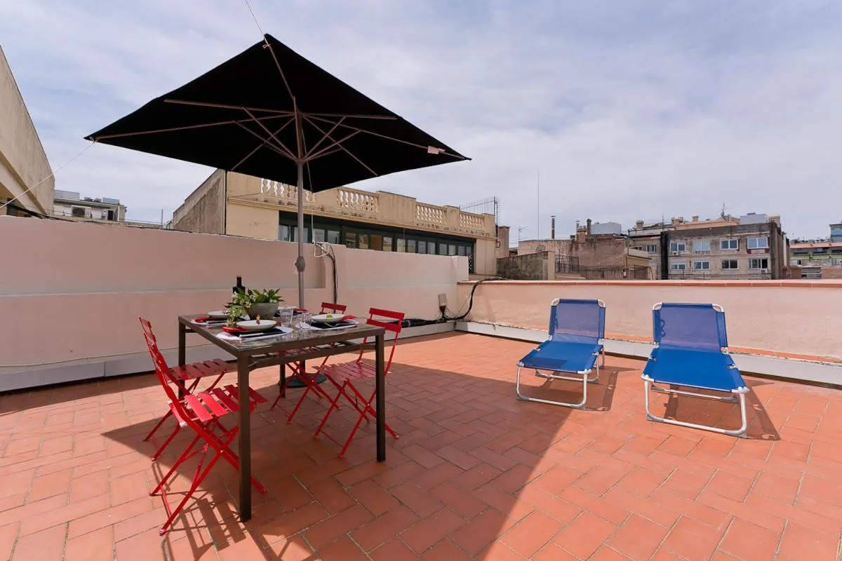Balcony/Terrace in Bcn Paseo De Gracia Rocamora Apartment