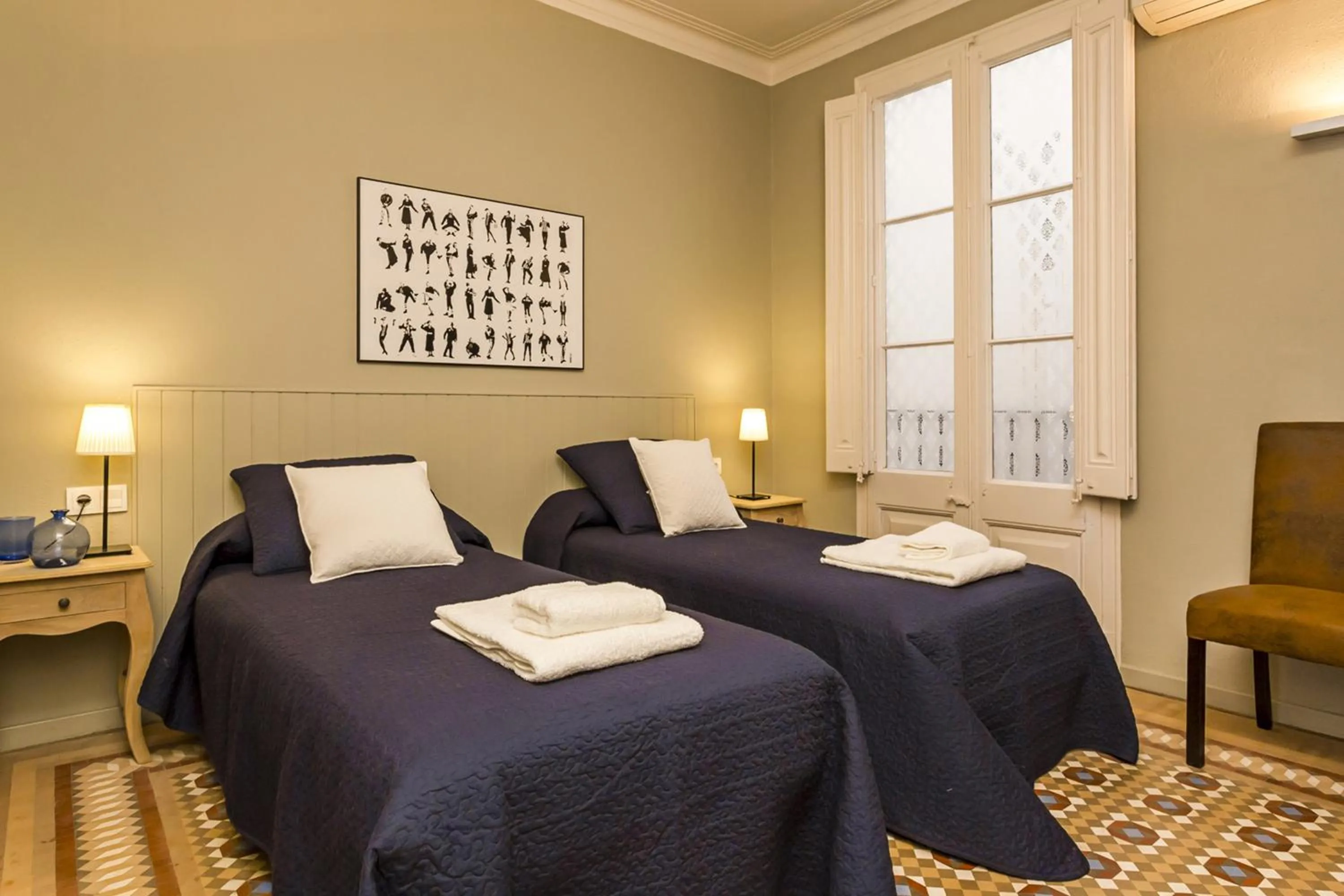 Bedroom, Bed in Bcn Paseo De Gracia Rocamora Apartment