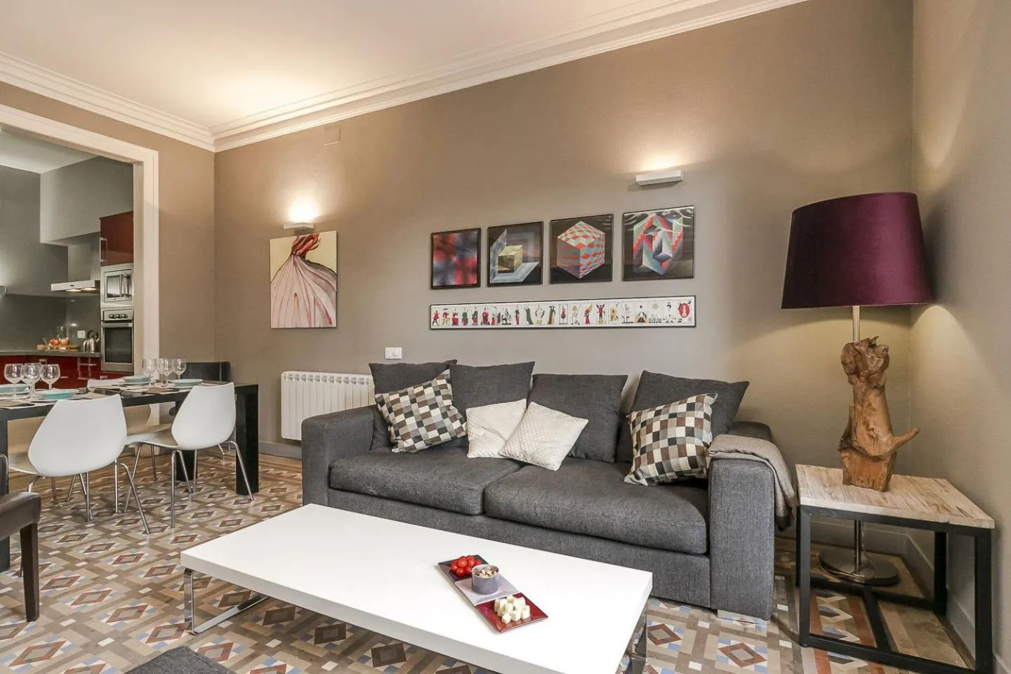 Dining area in Bcn Paseo De Gracia Rocamora Apartment