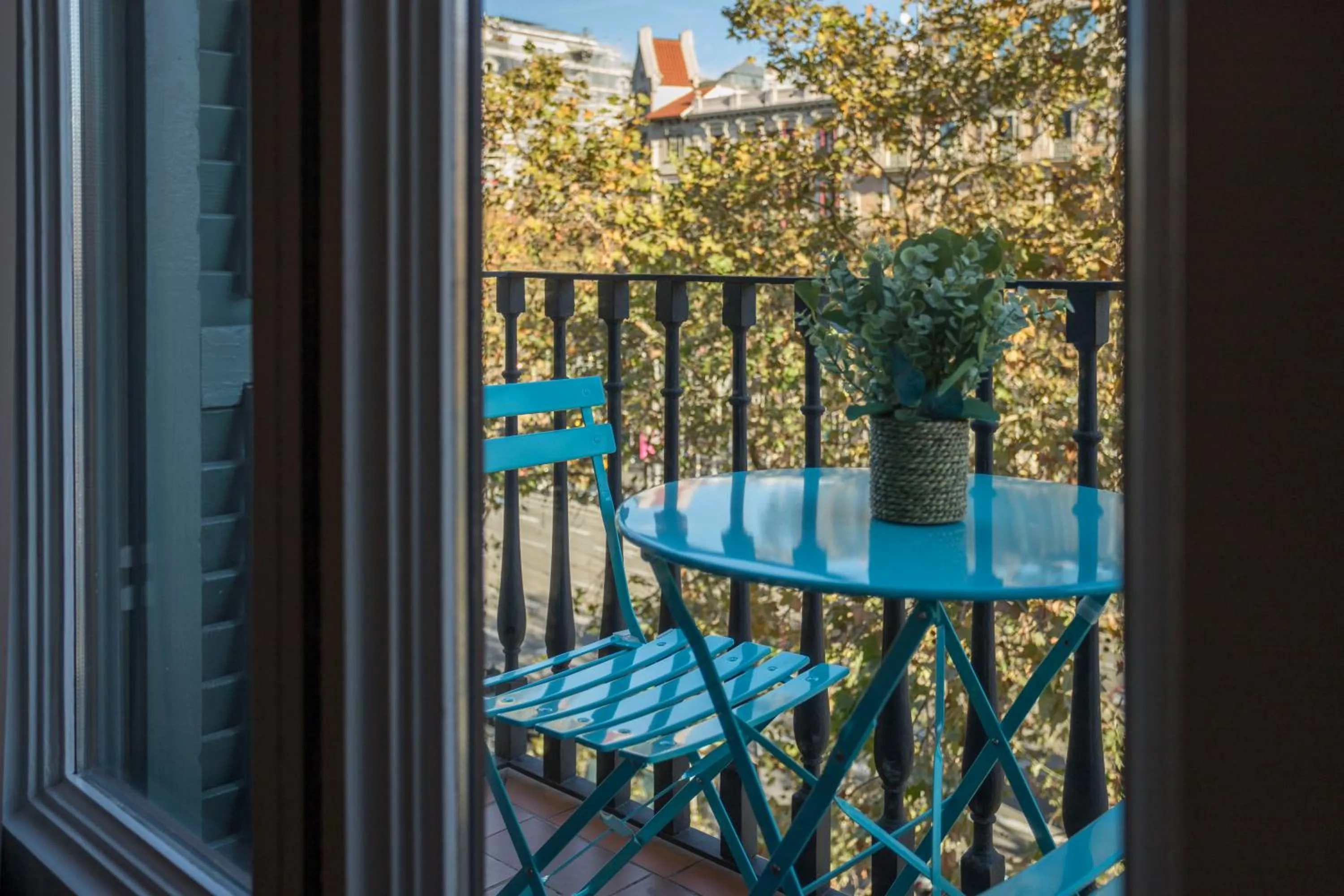 Balcony/Terrace in Bcn Paseo De Gracia Rocamora Apartment
