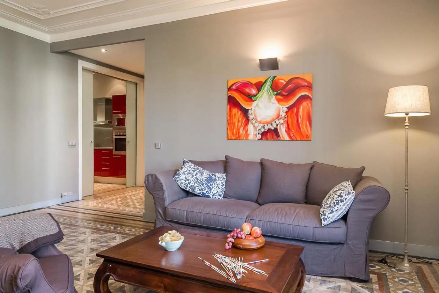 Living room in Bcn Paseo De Gracia Rocamora Apartment