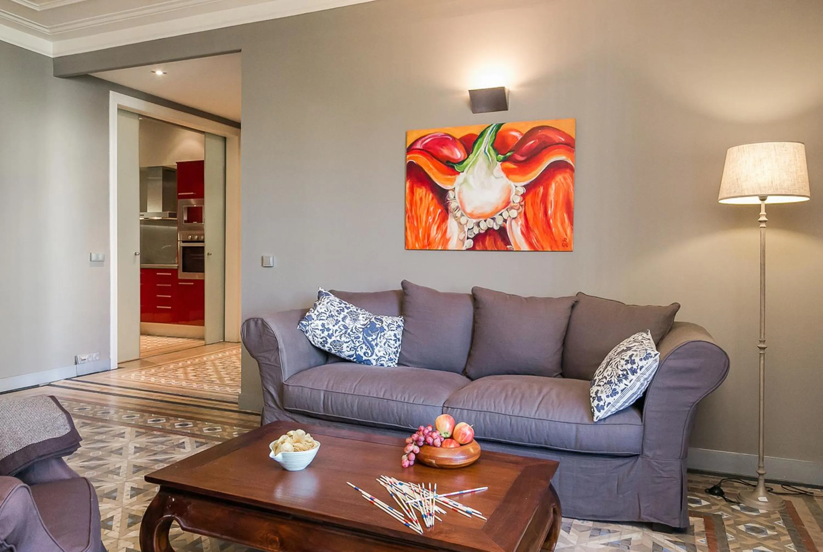 Living room in Bcn Paseo De Gracia Rocamora Apartment