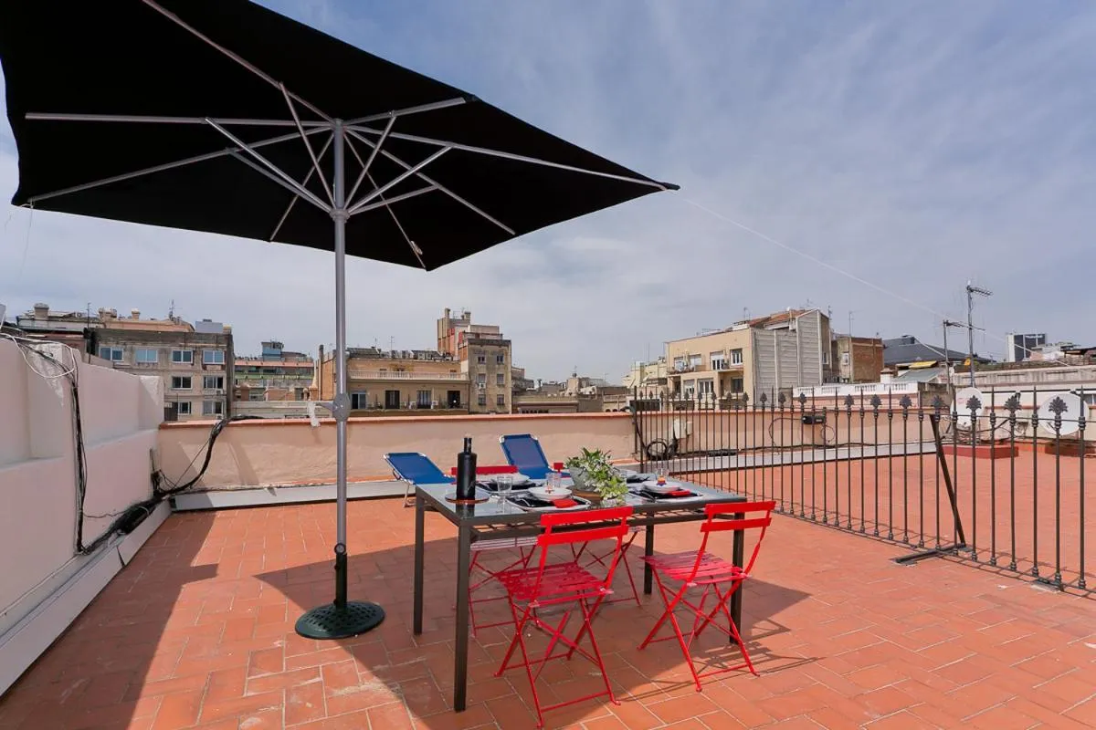 Balcony/Terrace in Bcn Paseo De Gracia Rocamora Apartment