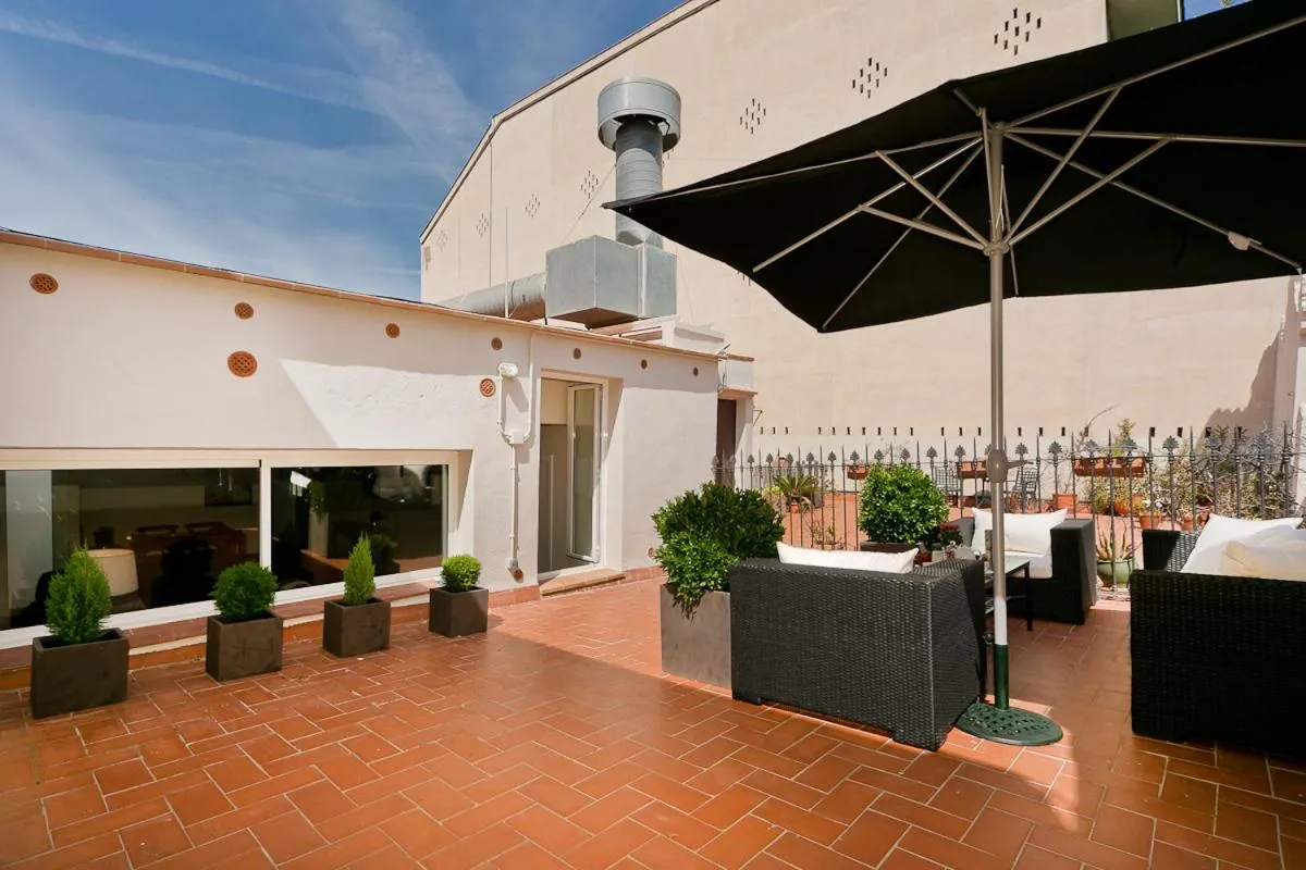 Balcony/Terrace in Bcn Paseo De Gracia Rocamora Apartment