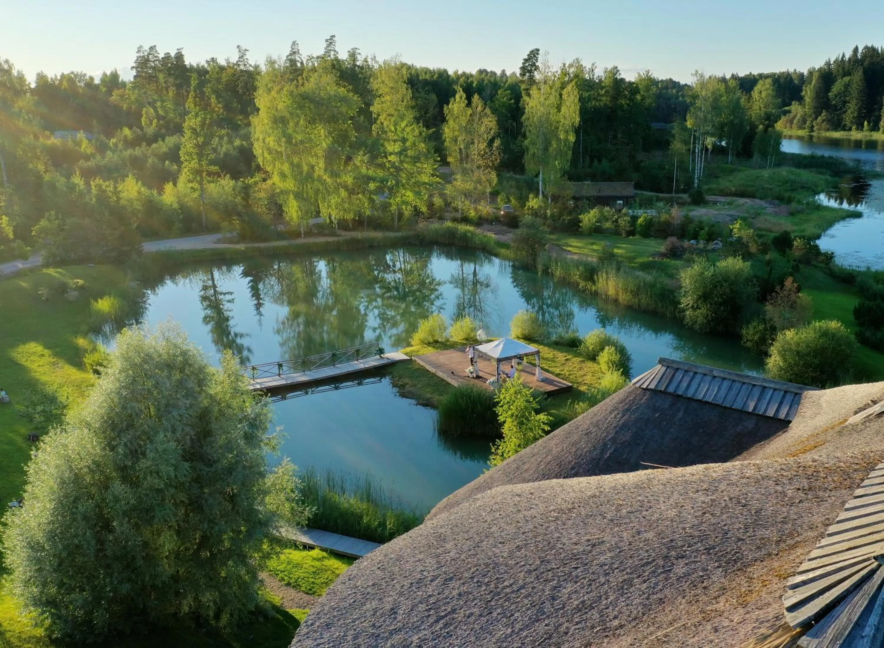 Lake view in Jonathan Spa Estate