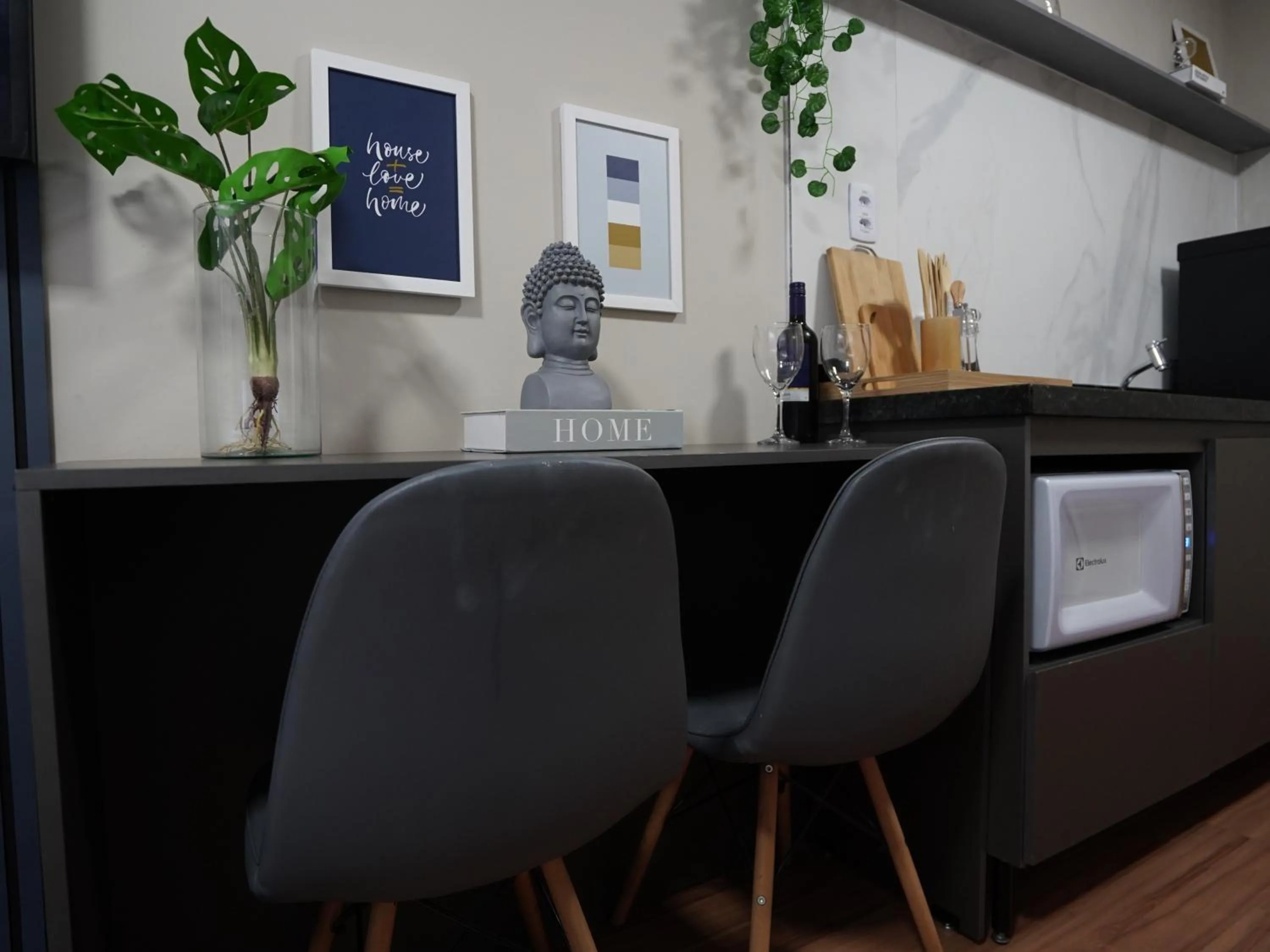 Seating area in Apê Paulista Augusta