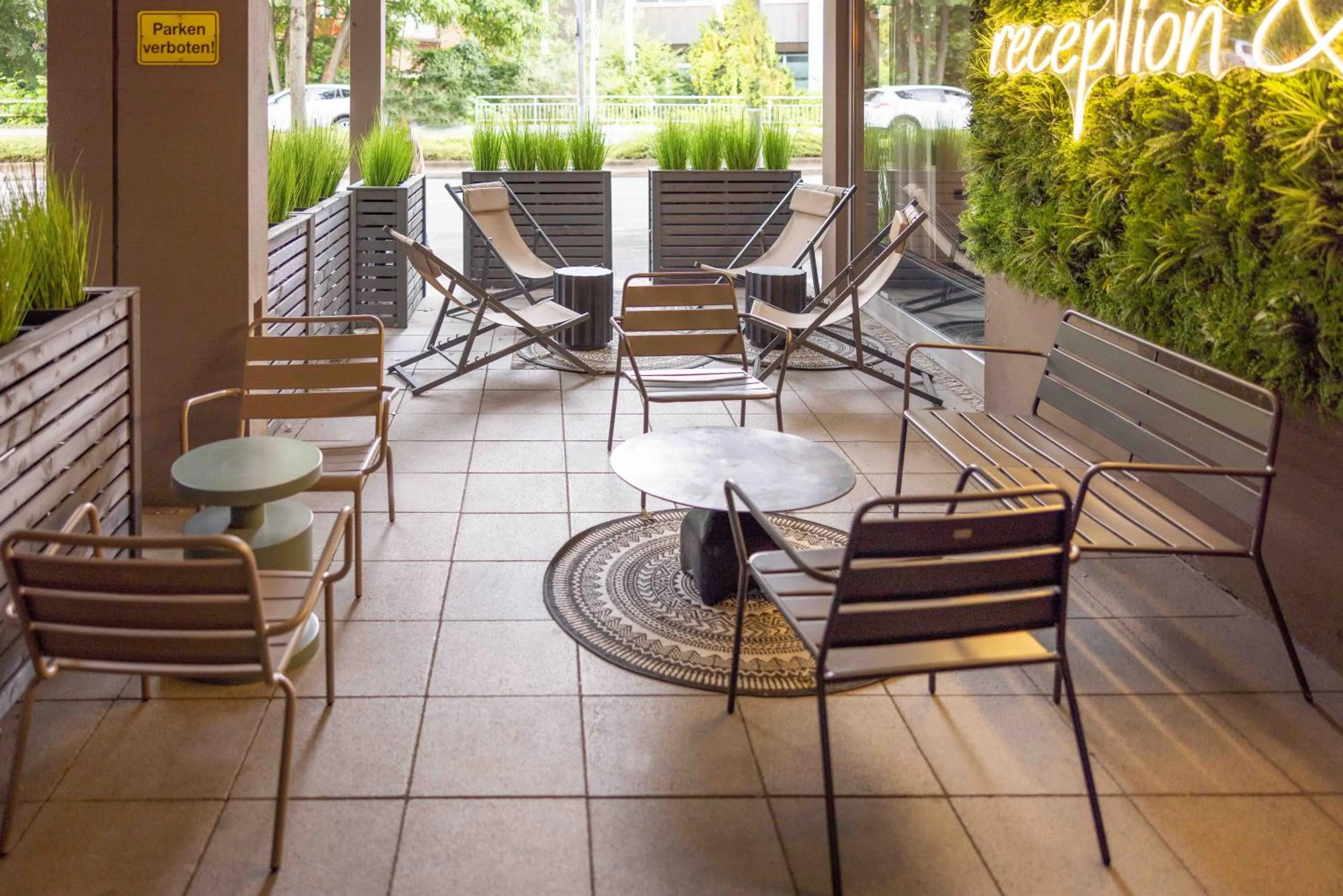 Balcony/Terrace in ibis Styles Aalen