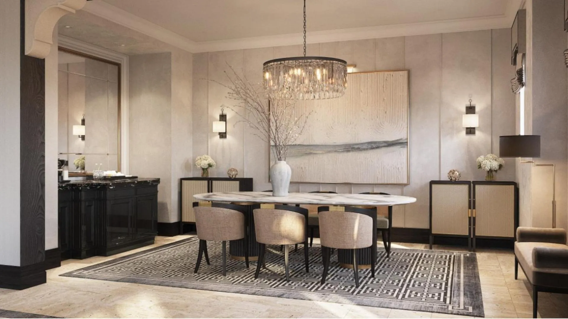 Dining area in Jumeirah Dar Al Masyaf Dubai