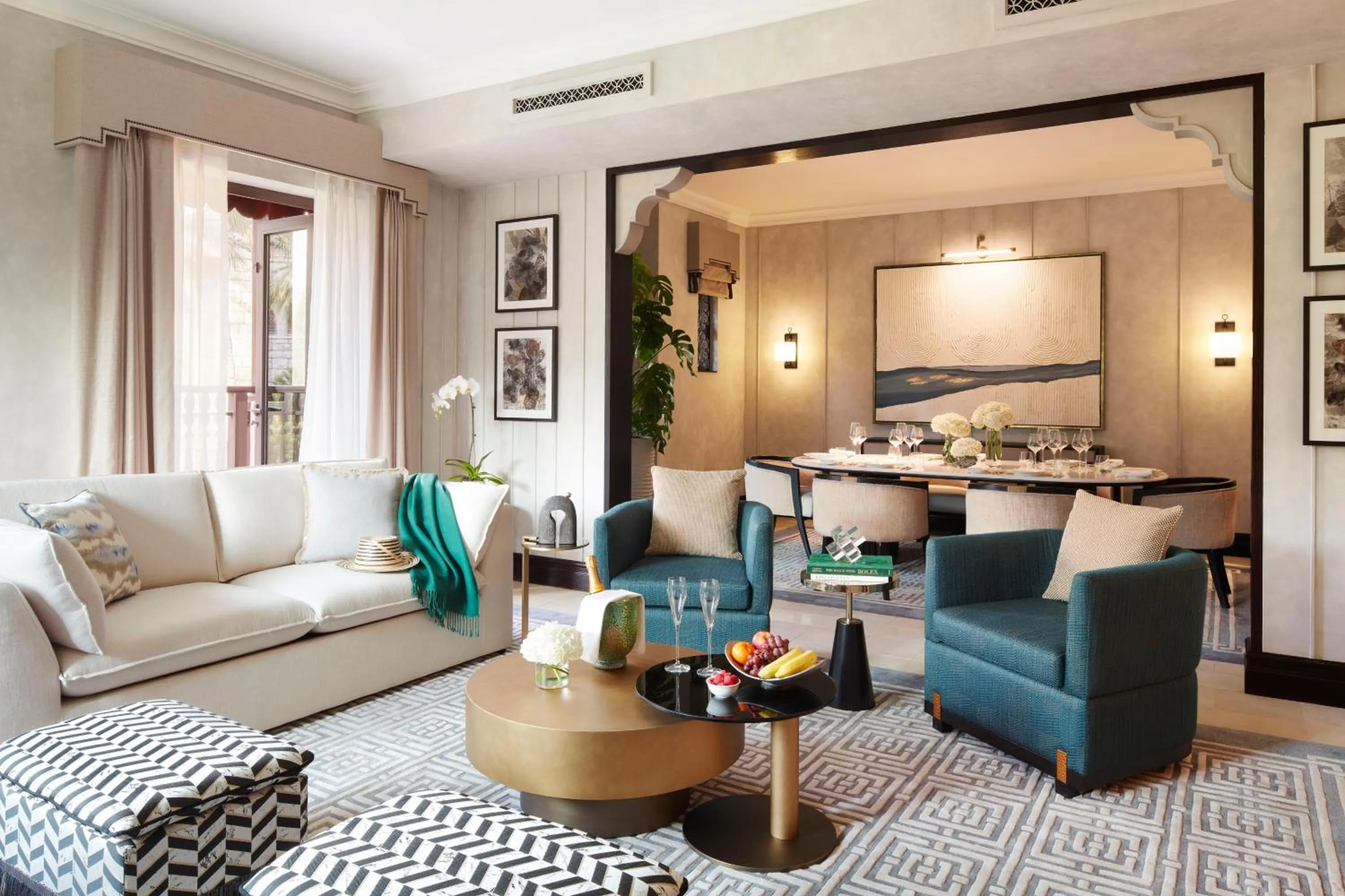 Living room in Jumeirah Dar Al Masyaf Dubai