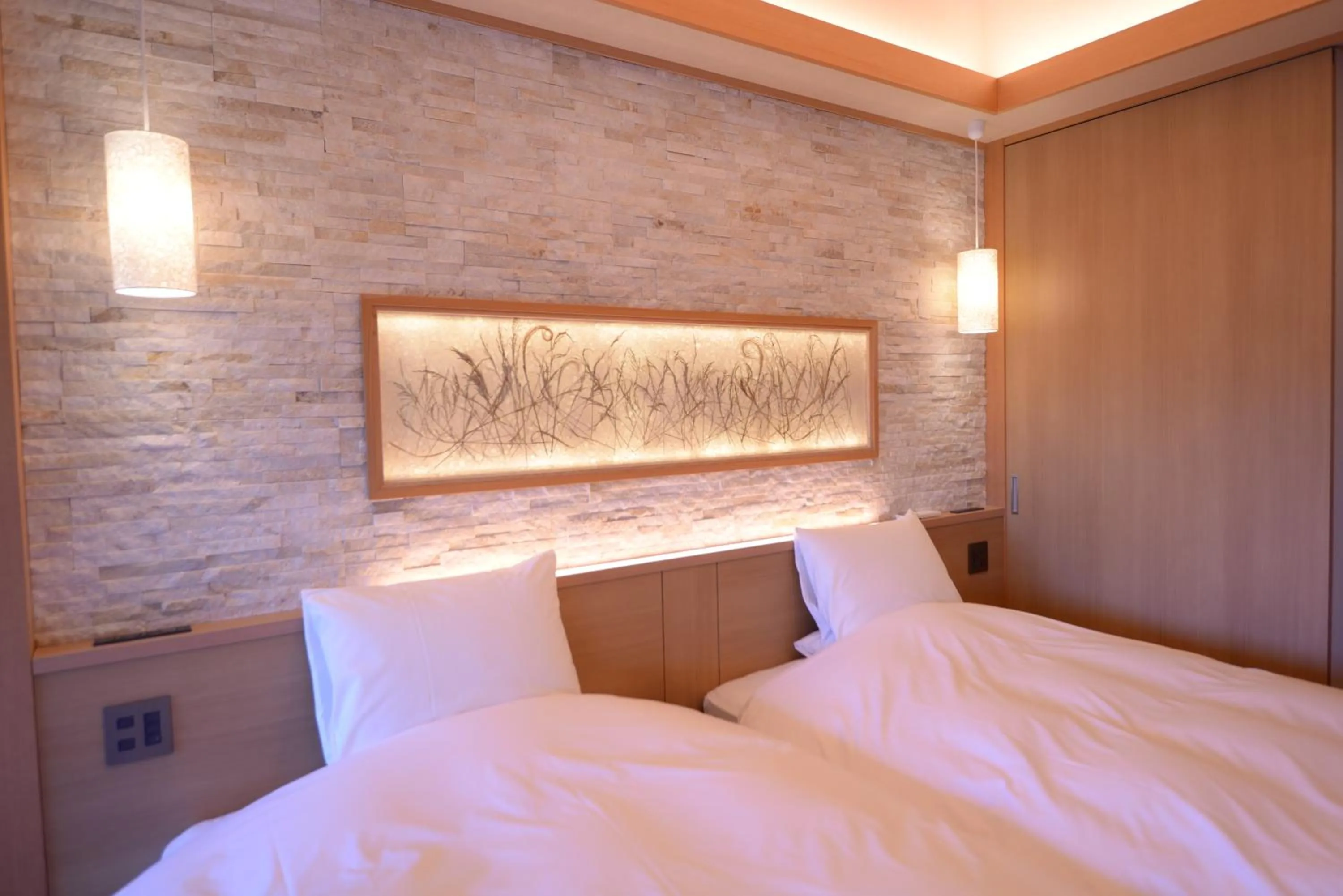 Bed in Gen Hakone Gora