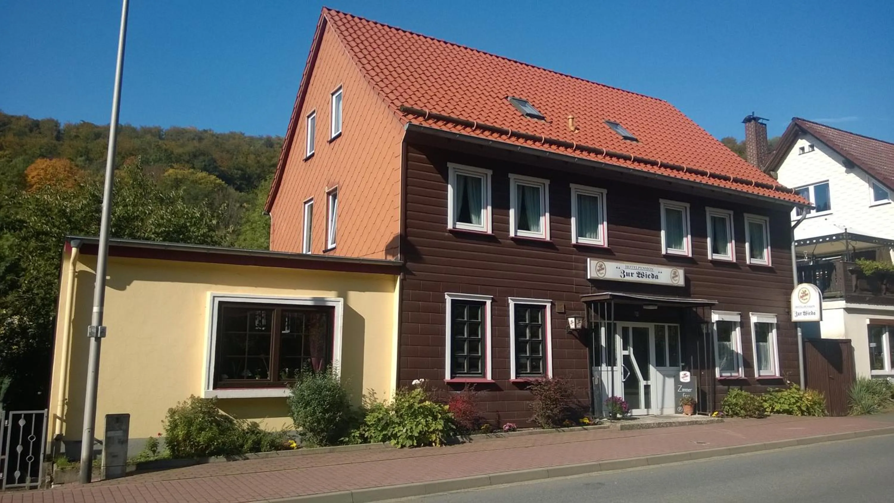 Facade/entrance in Wiedaer Hütte