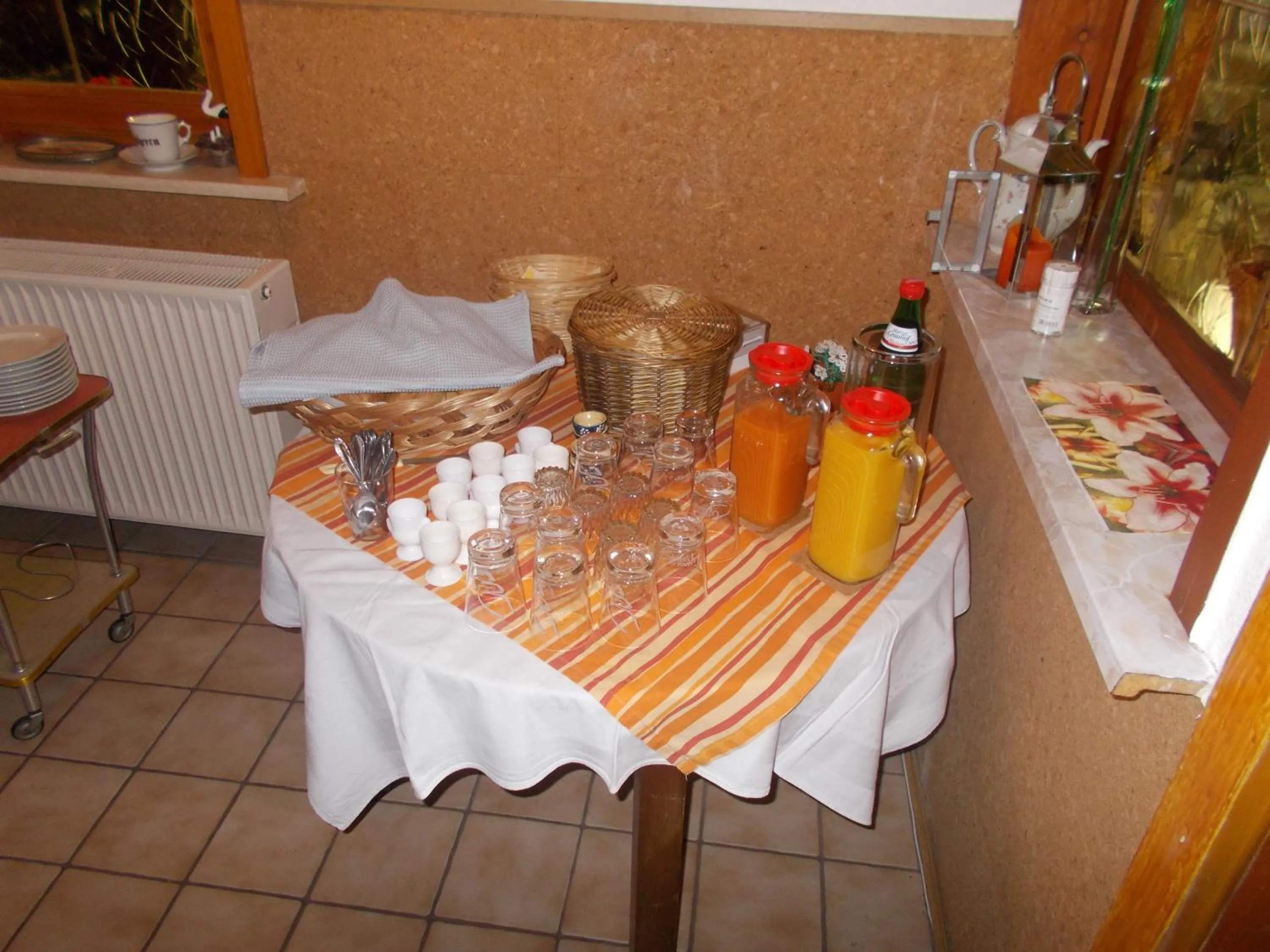 Food and drinks in Wiedaer Hütte