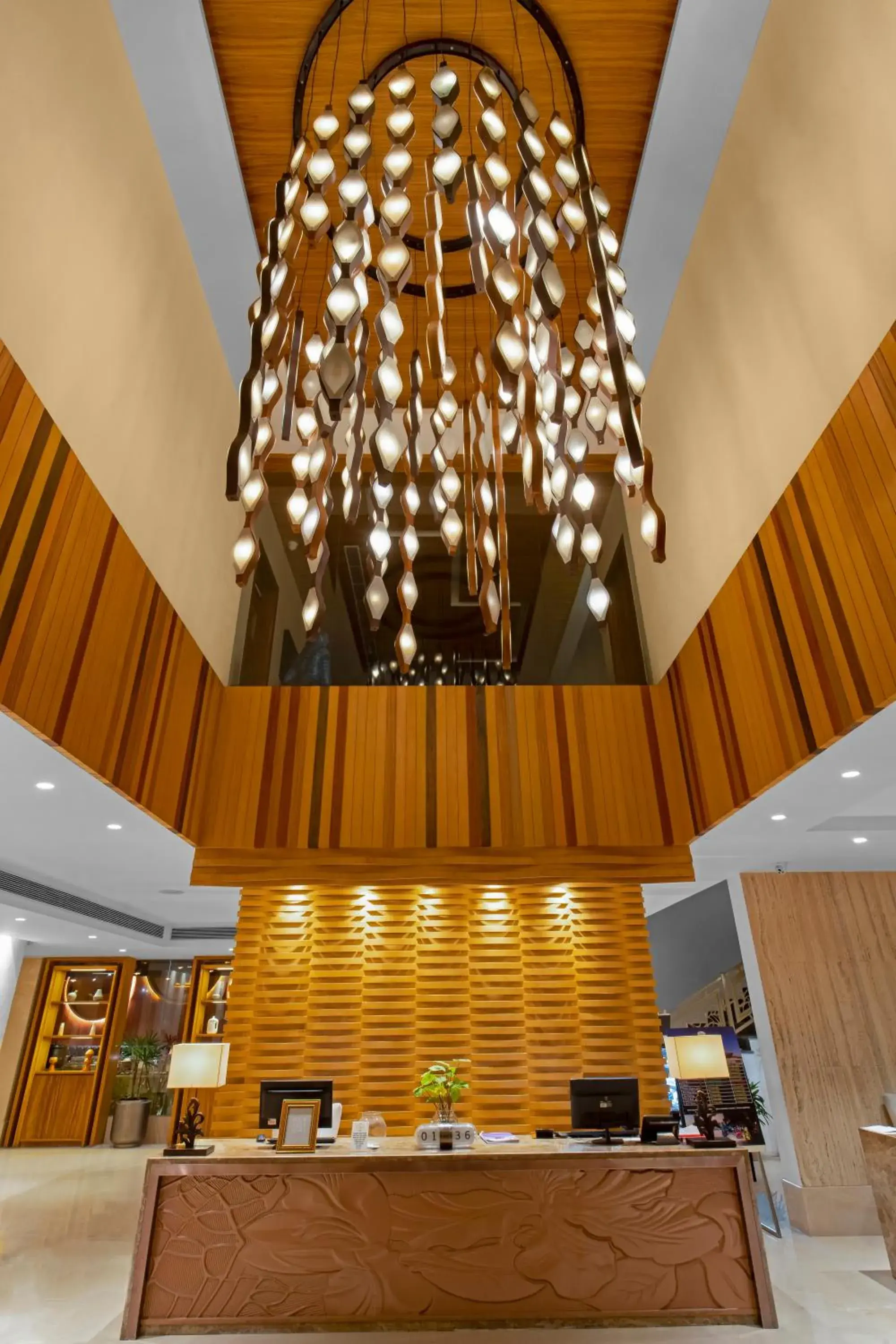 Lobby or reception in Four A Resort Jammu Lobby or reception in Four A Resort Jammu