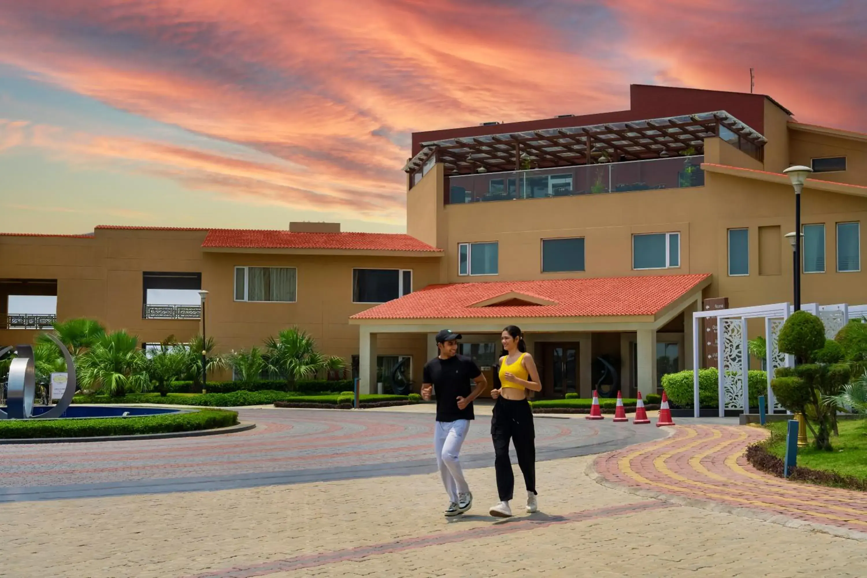 Property building in Four A Resort Jammu Property building in Four A Resort Jammu