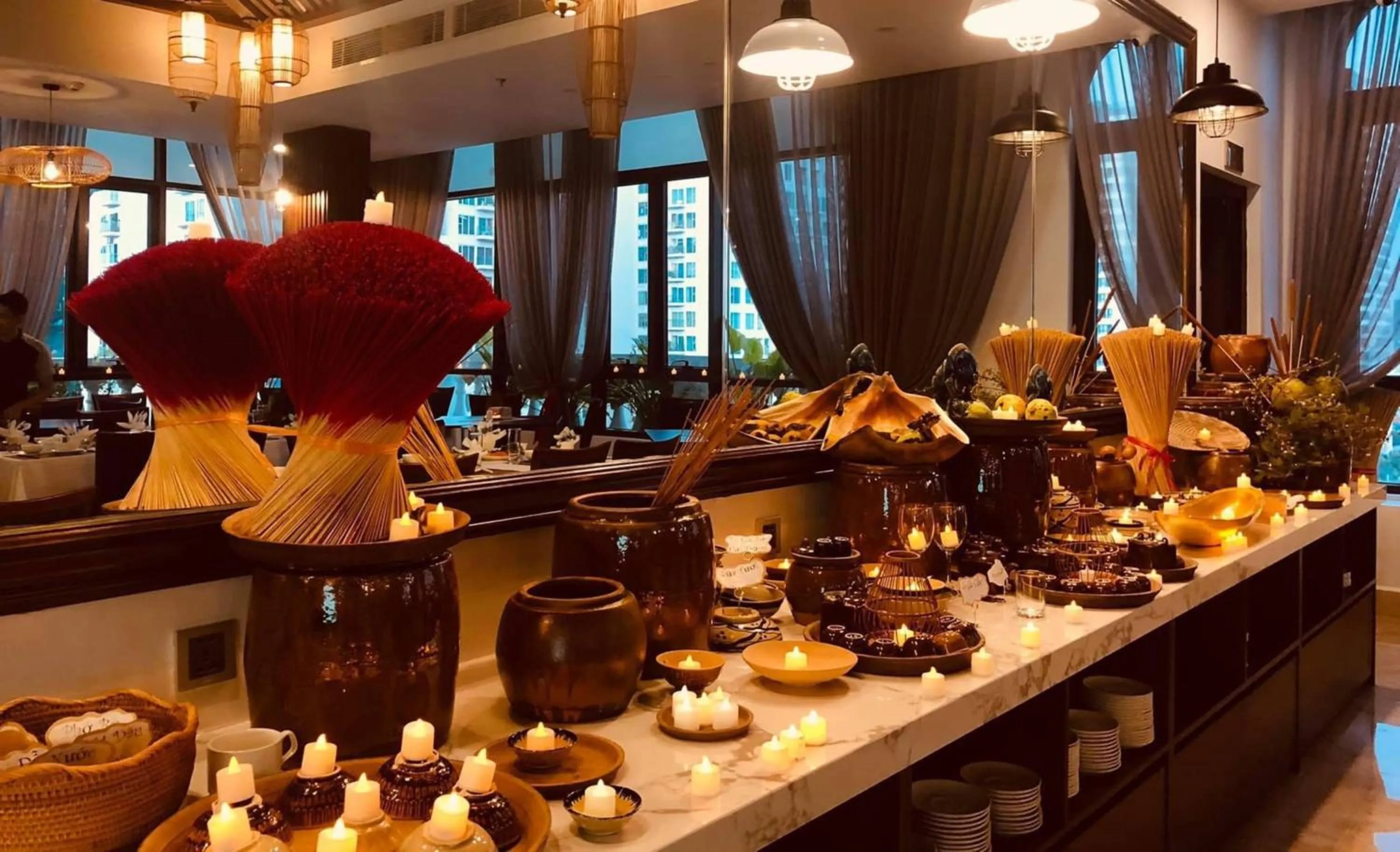 Buffet breakfast in Hạ Long New Century Hotel