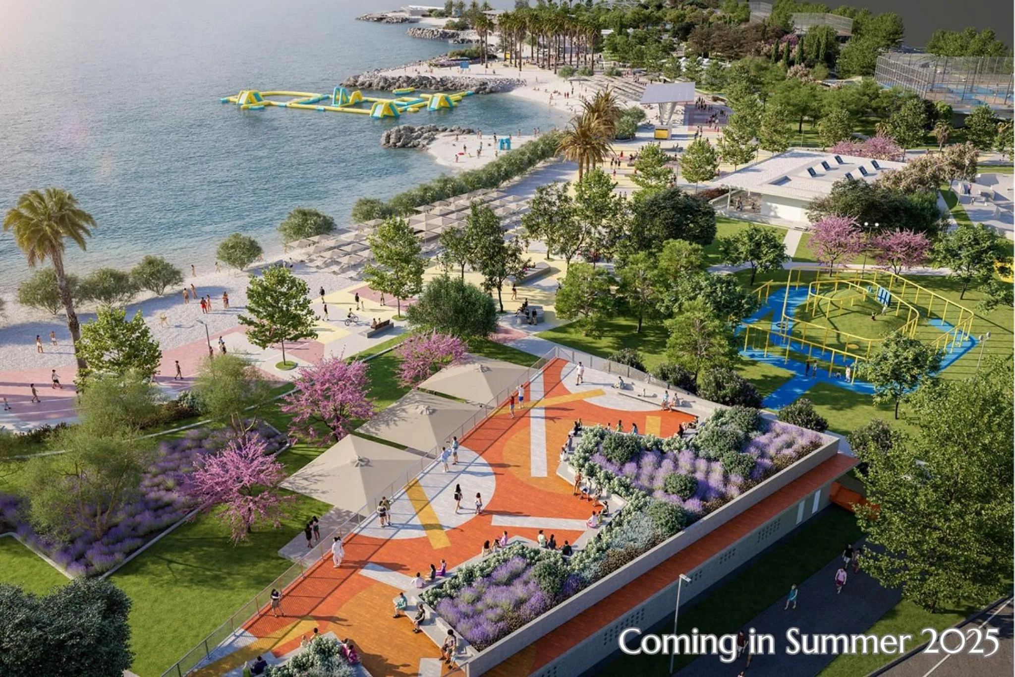 Beach in Amphora's Garden