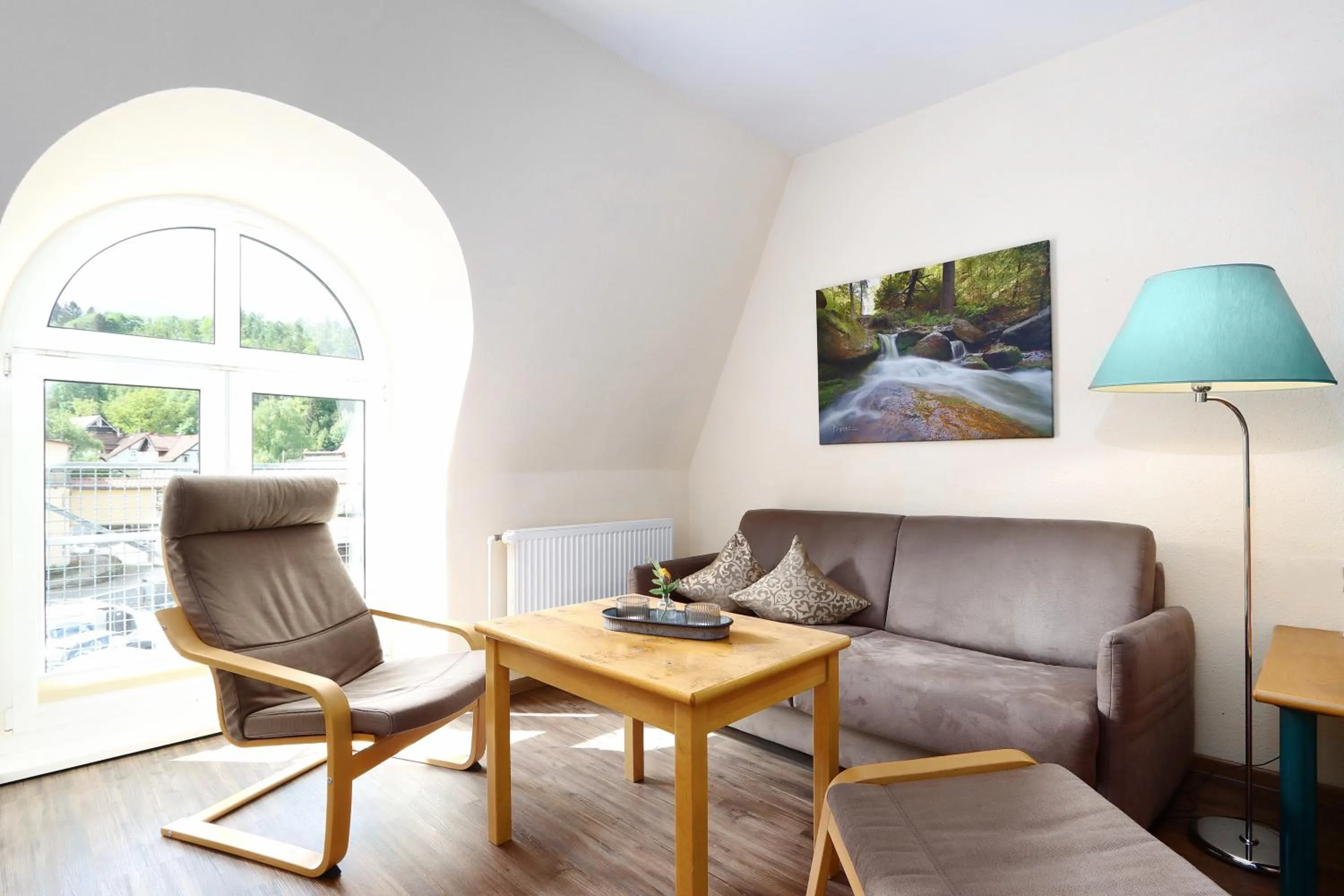 Living room in Parkhotel Flora