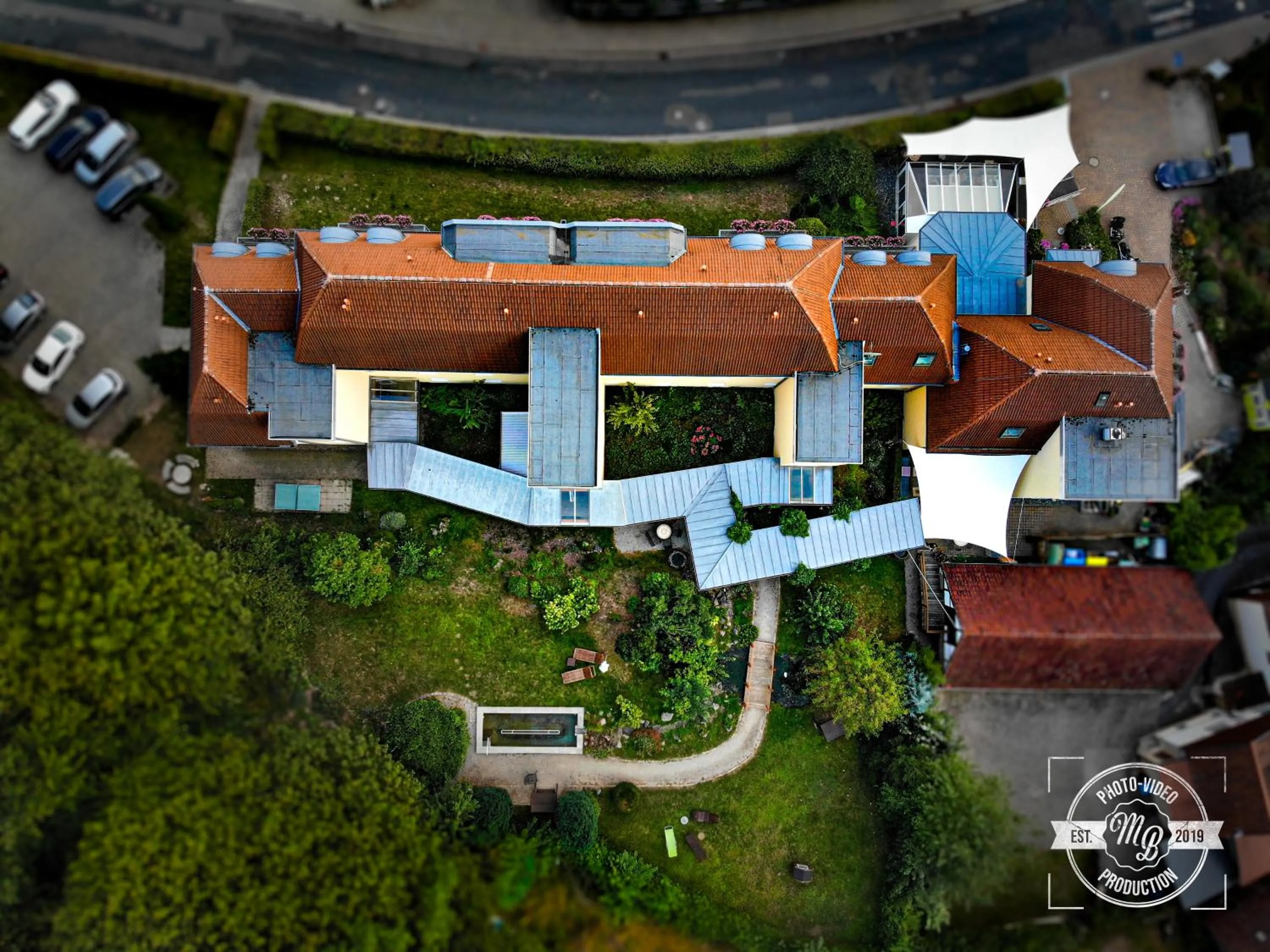 Bird's eye view in Parkhotel Flora