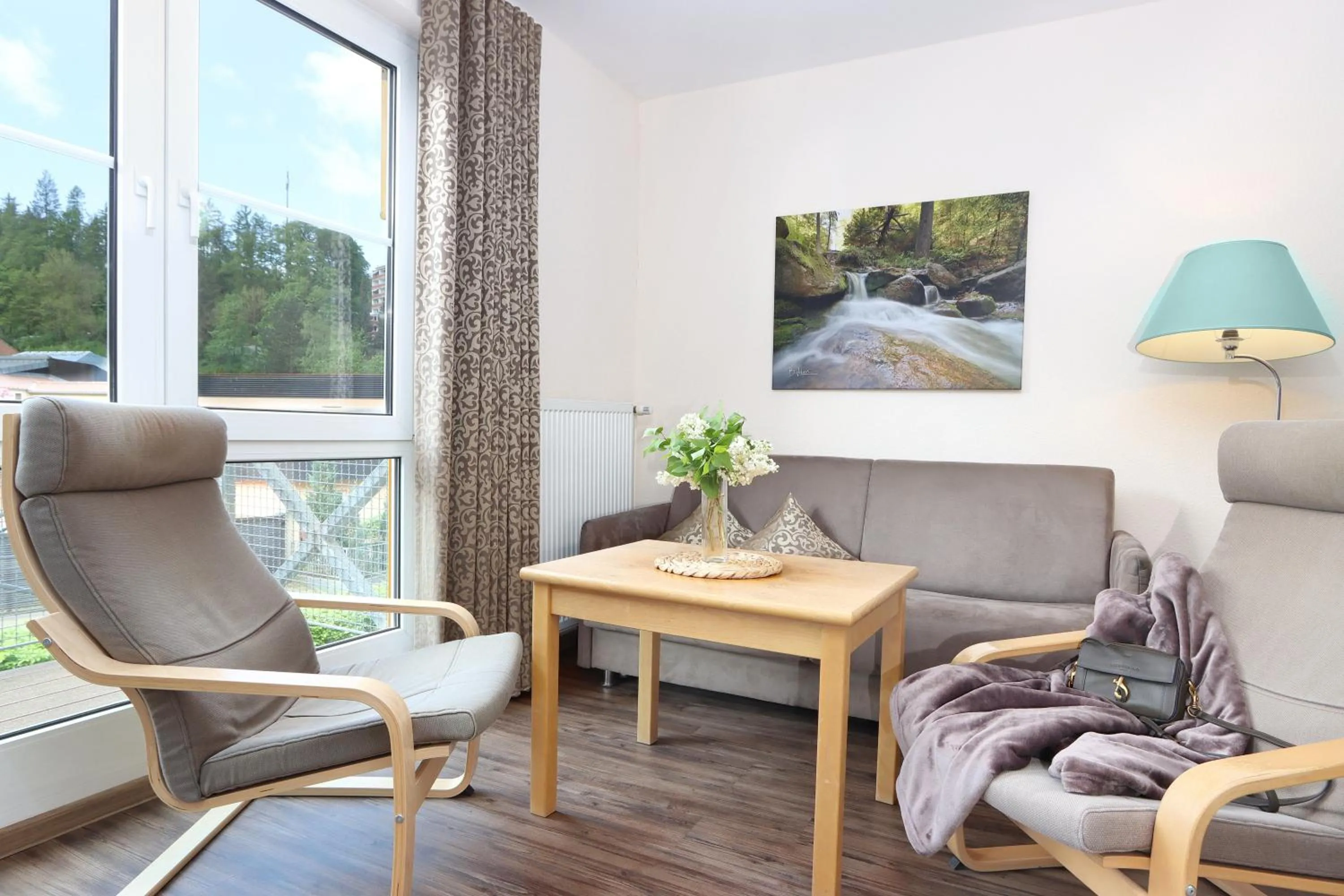 Living room in Parkhotel Flora