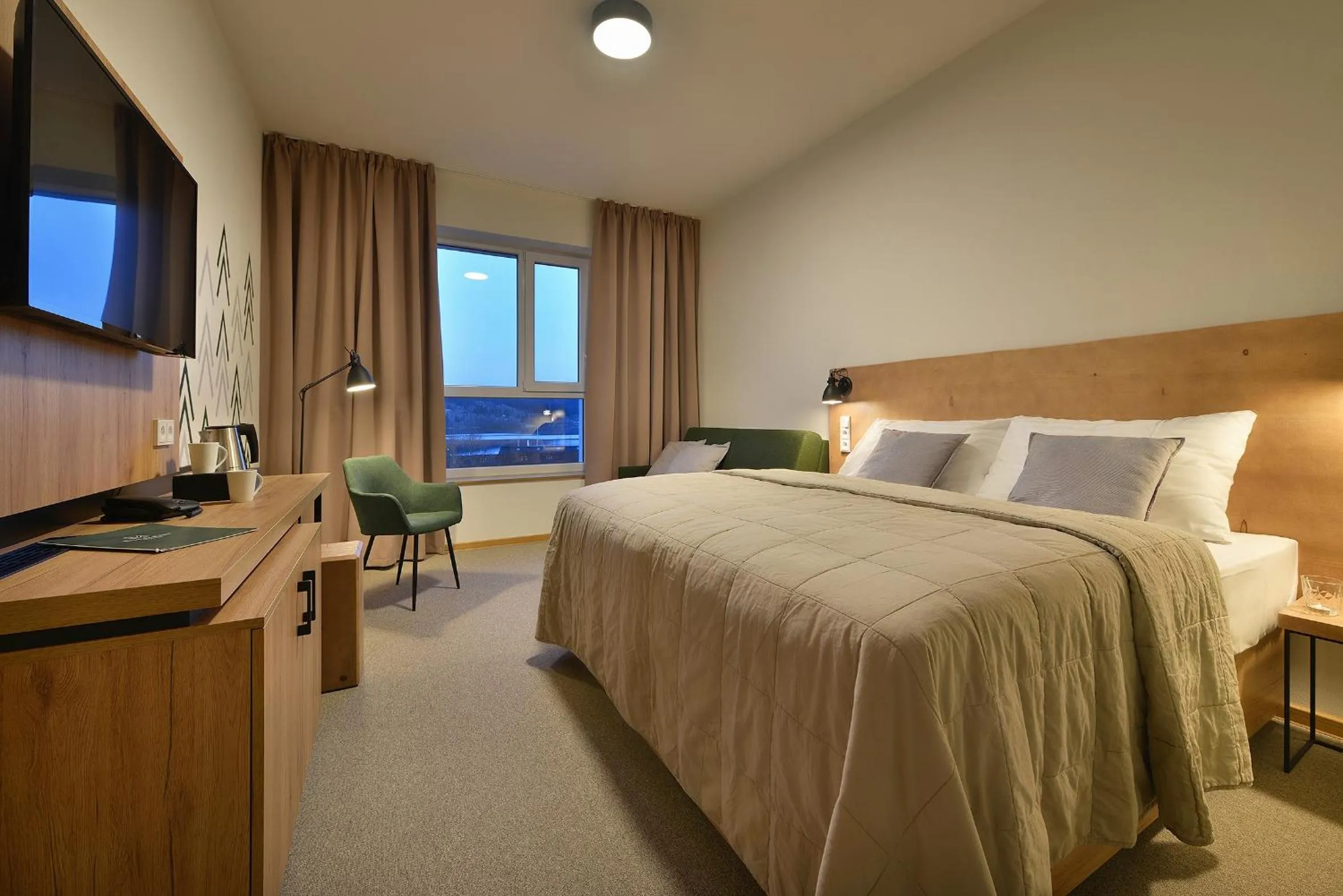 Bed in Hotel Element