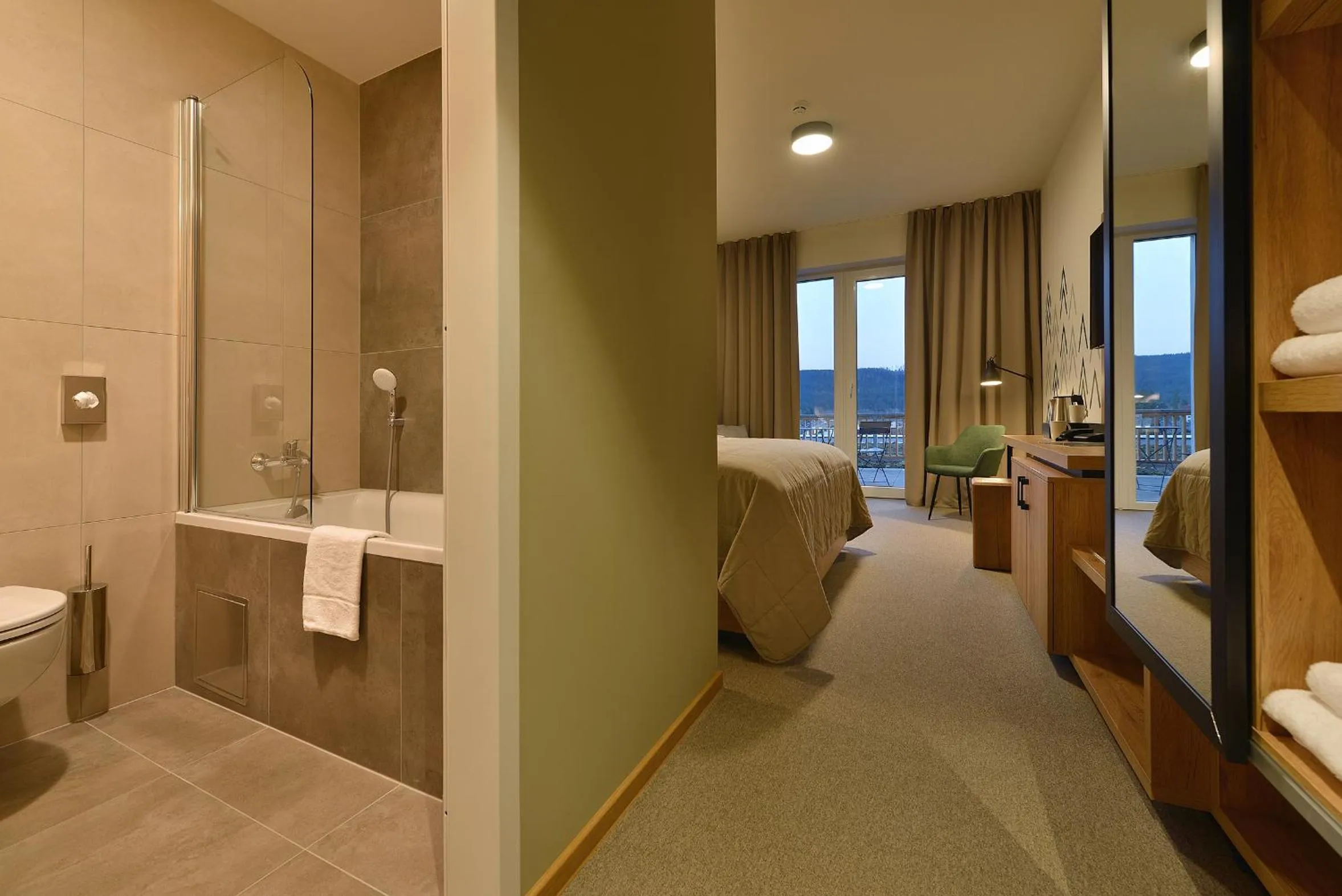 Toilet in Hotel Element