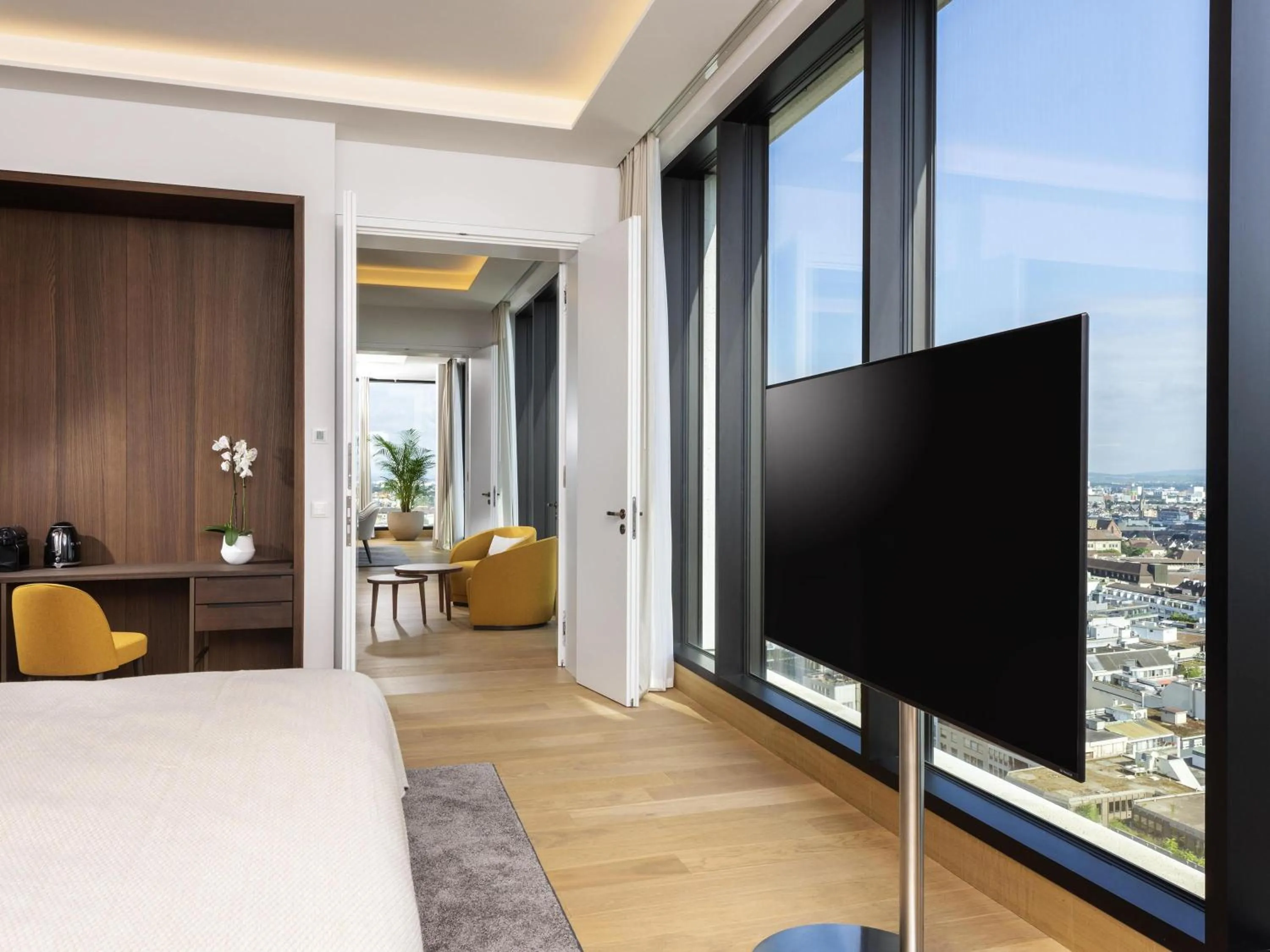 Bedroom in Mövenpick Hotel Basel