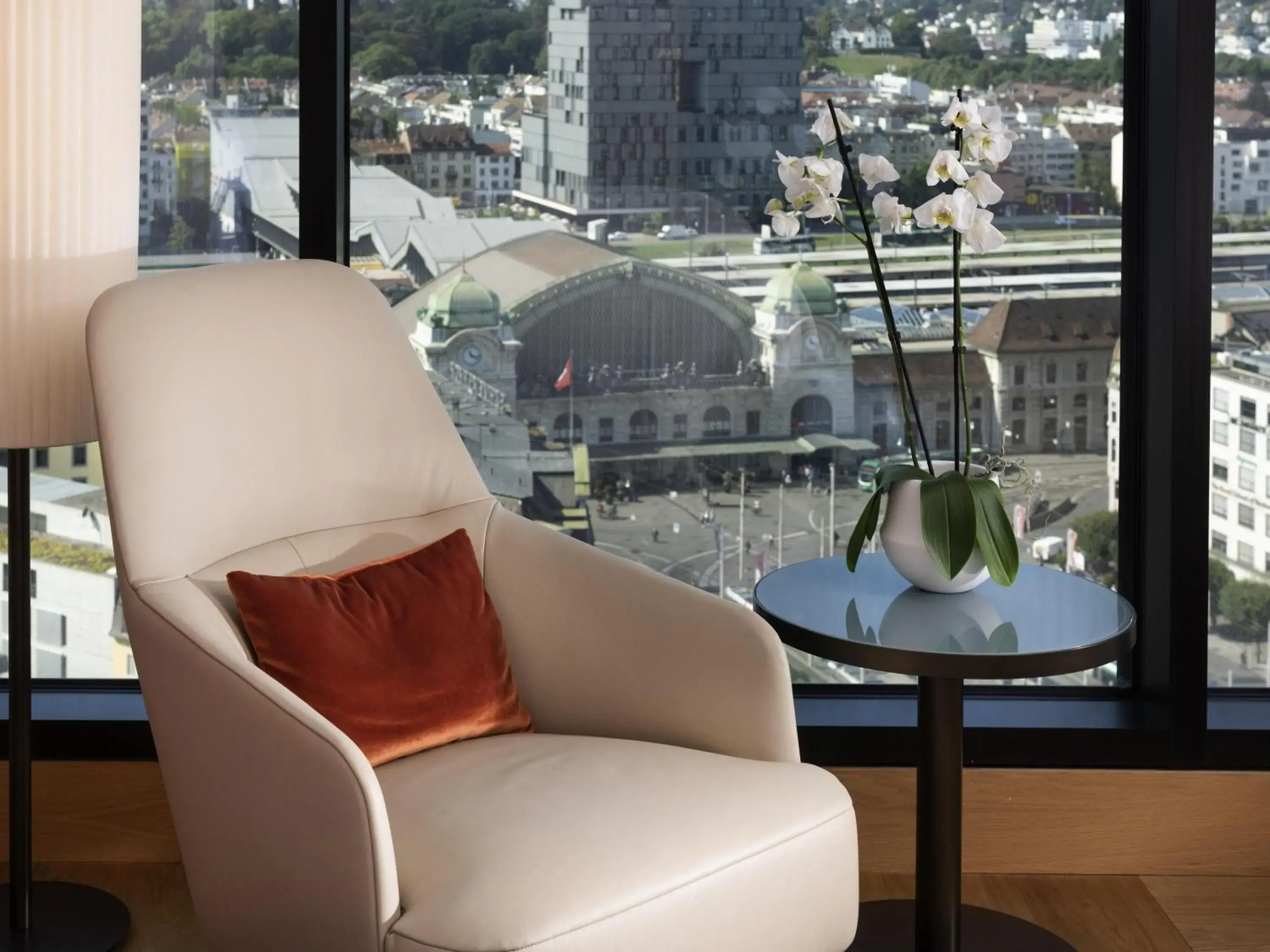 Bedroom in Mövenpick Hotel Basel Bedroom in Mövenpick Hotel Basel