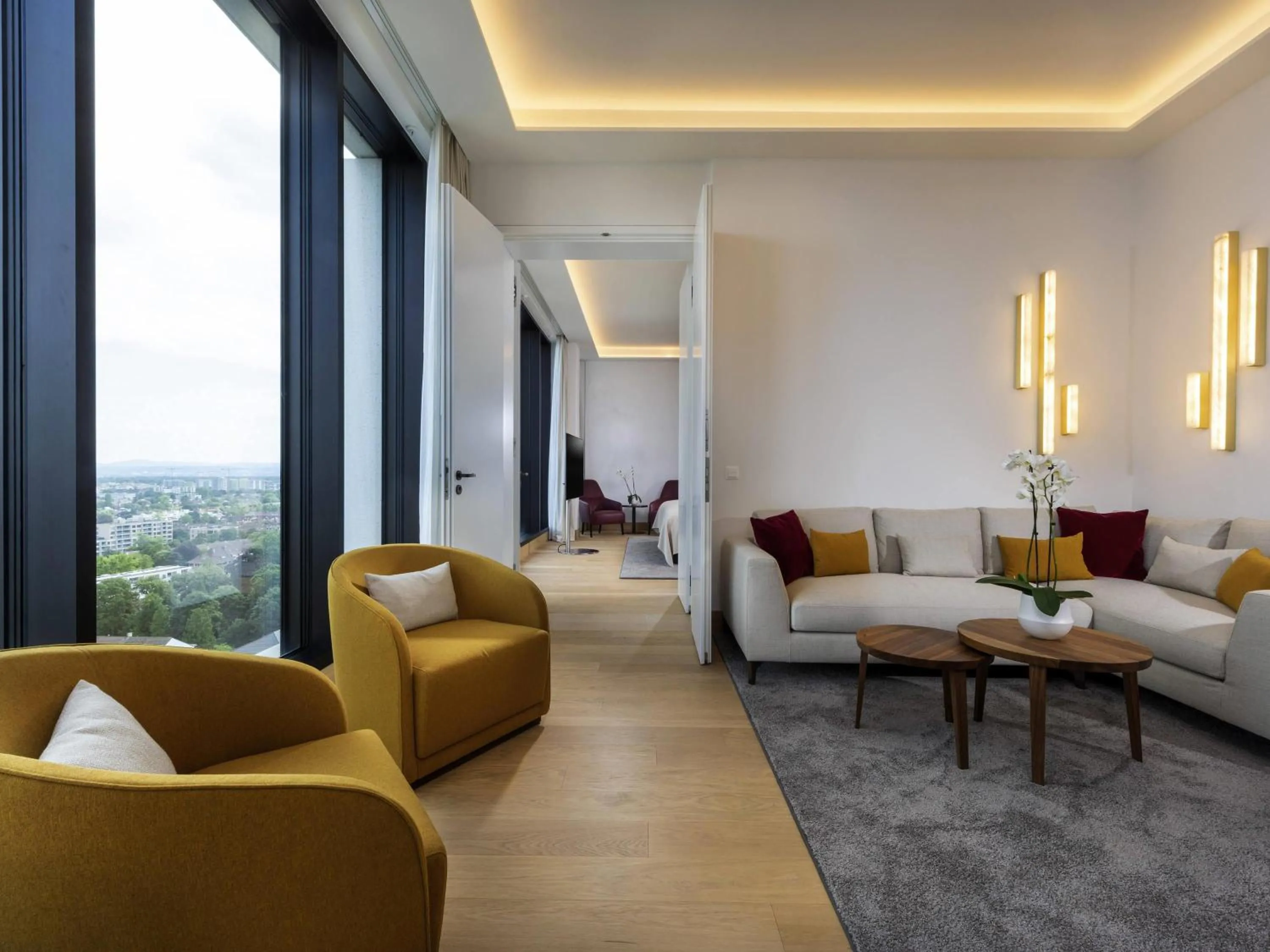 Bedroom in Mövenpick Hotel Basel
