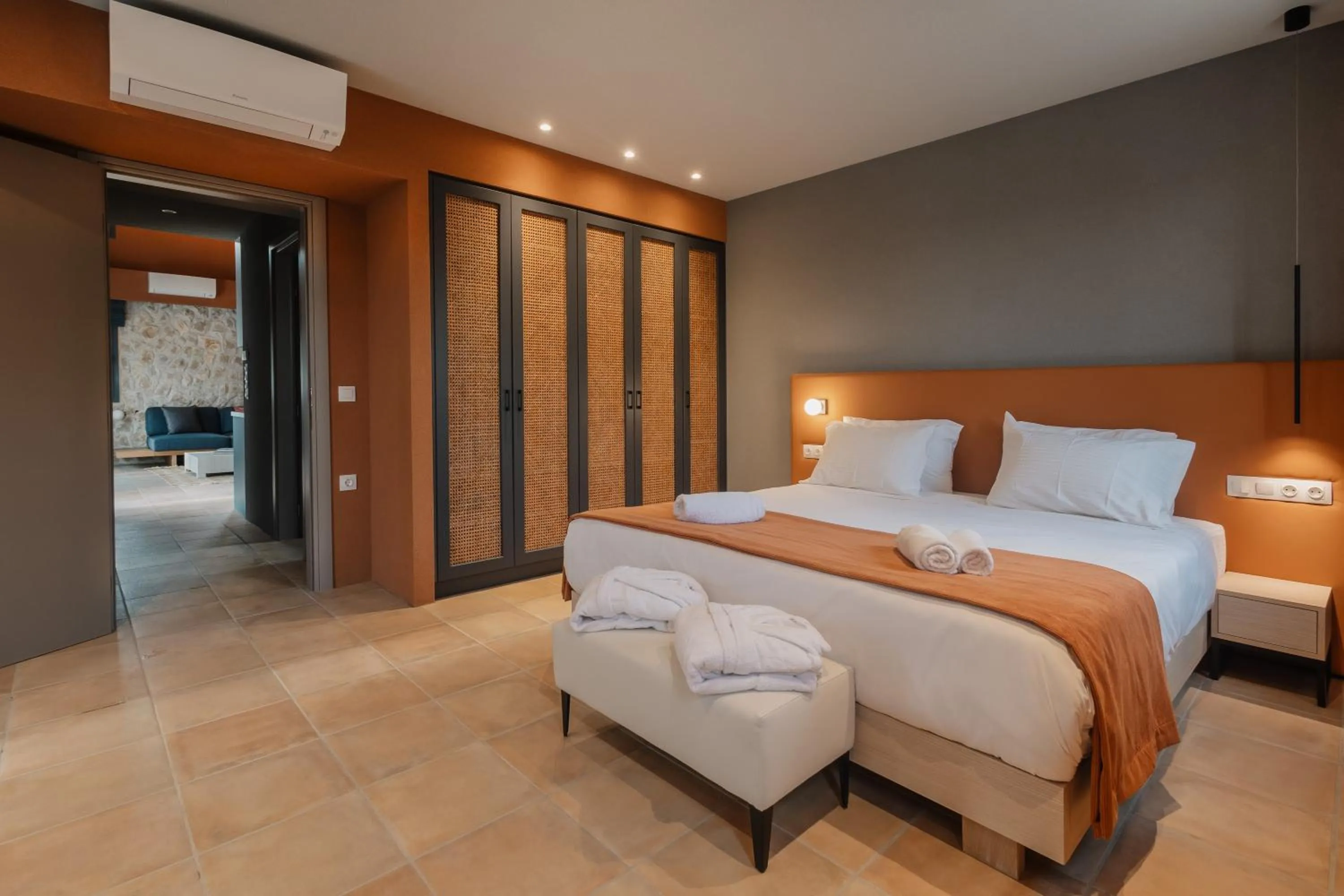 Bedroom, Bed in Tessera Villas & Studios Collection